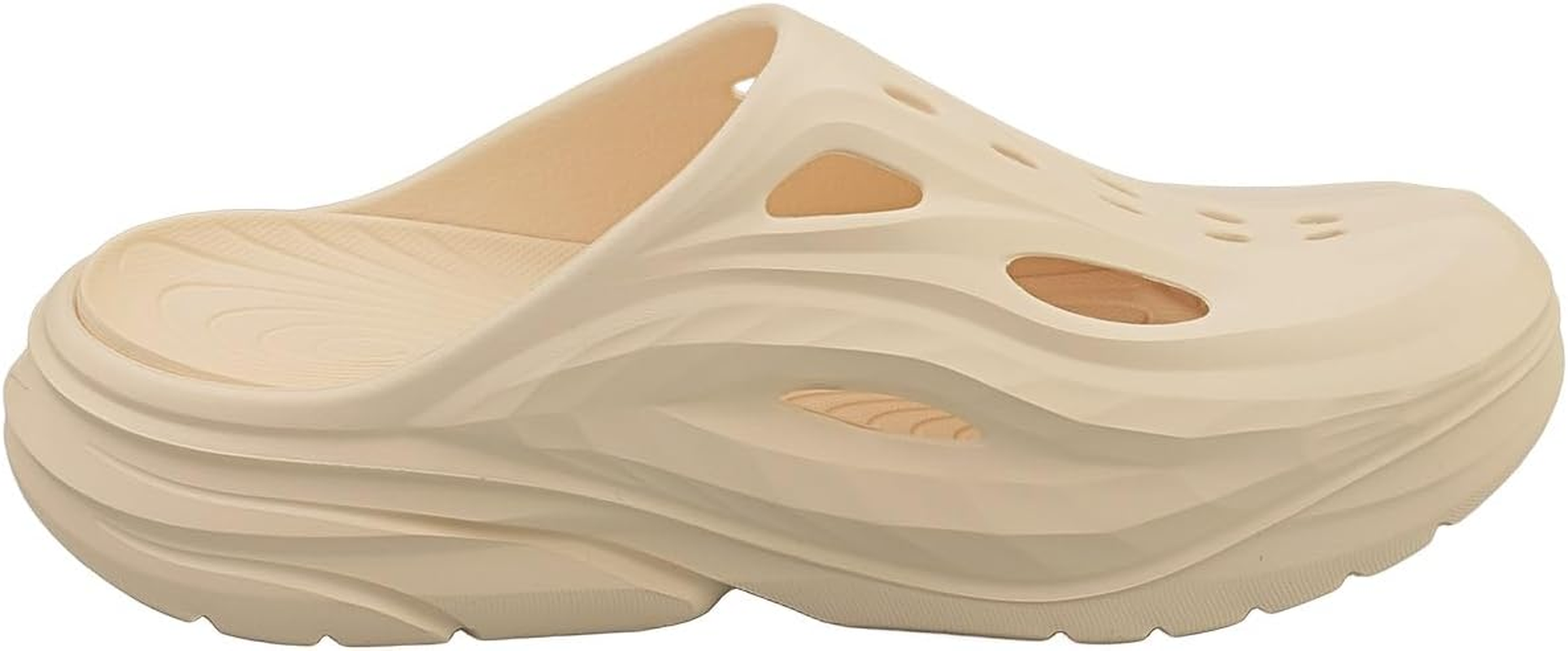 HOKA Unisex-Adult Ora Recovery Mule Slide Sandal, Vanilla/Vanilla, 12 Women/10 Men image number 5