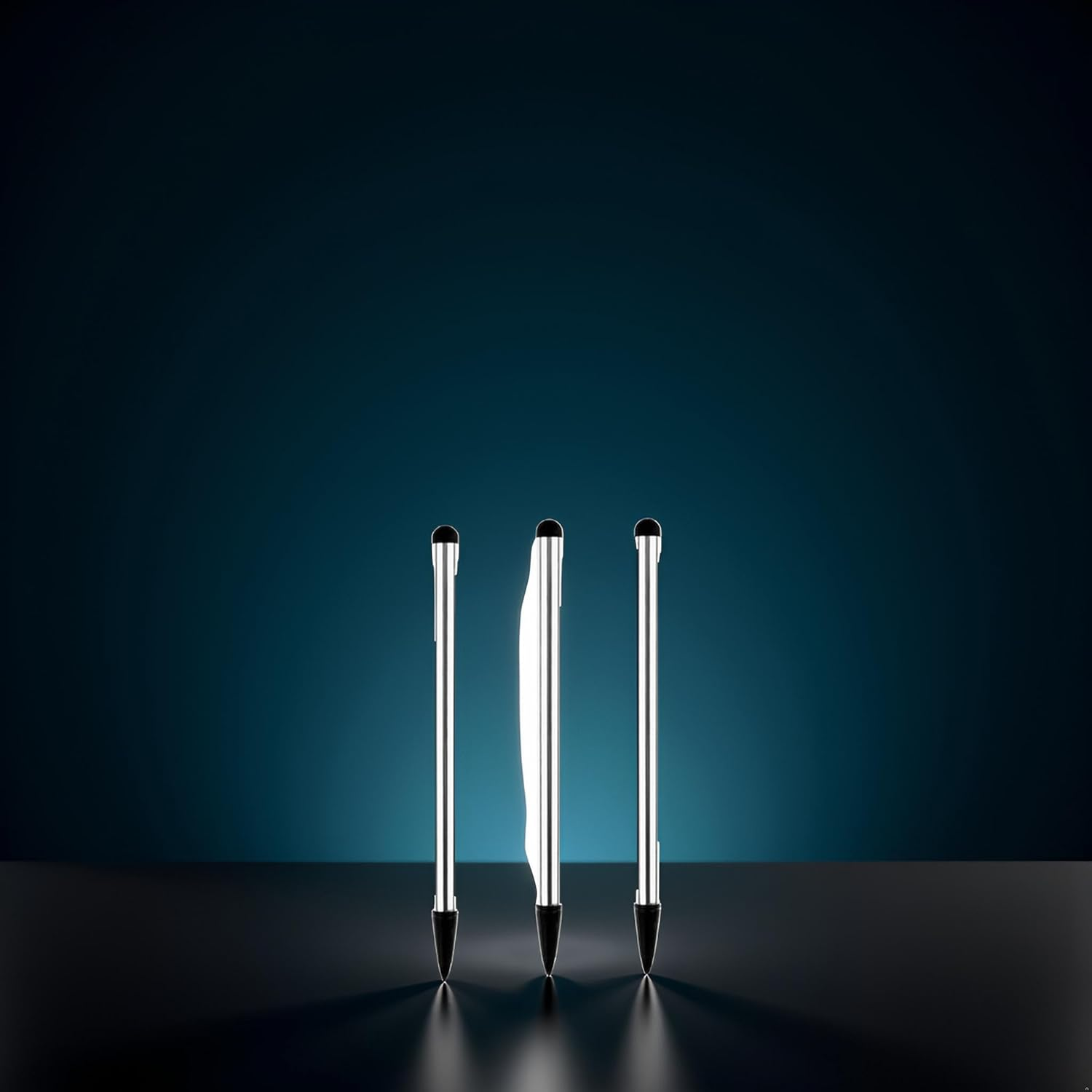 3Pcs Silver Stylus Pens,Universal Fine Point Pencil for Tablet and Other Touch Screens,High Precision Stylus for All Universal Touch Screen Devices Stylus Pens Accessories image number 2