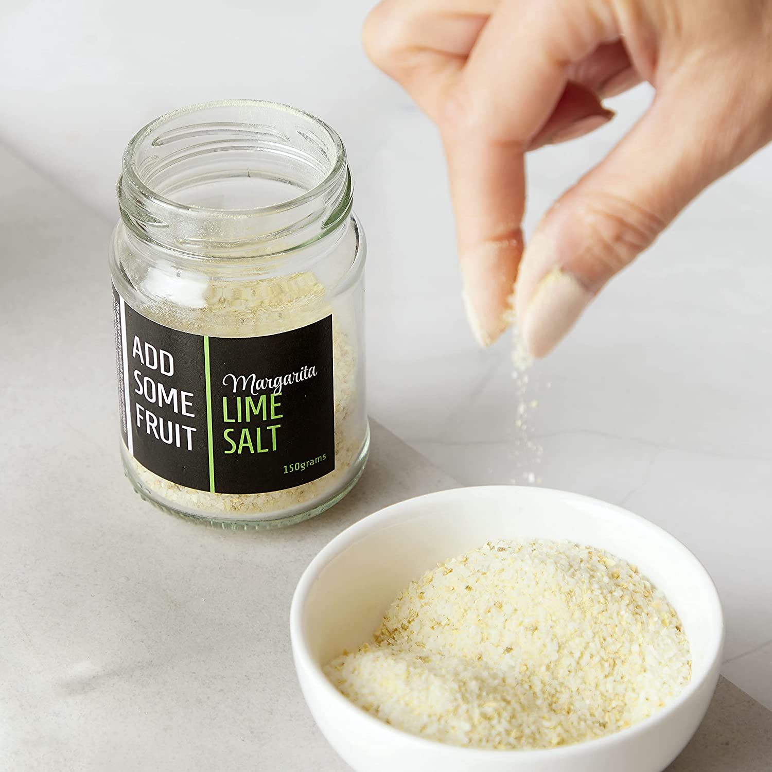 ADD SOME FRUIT - MARGARITA LIME SALT - 150G Jar image number 2
