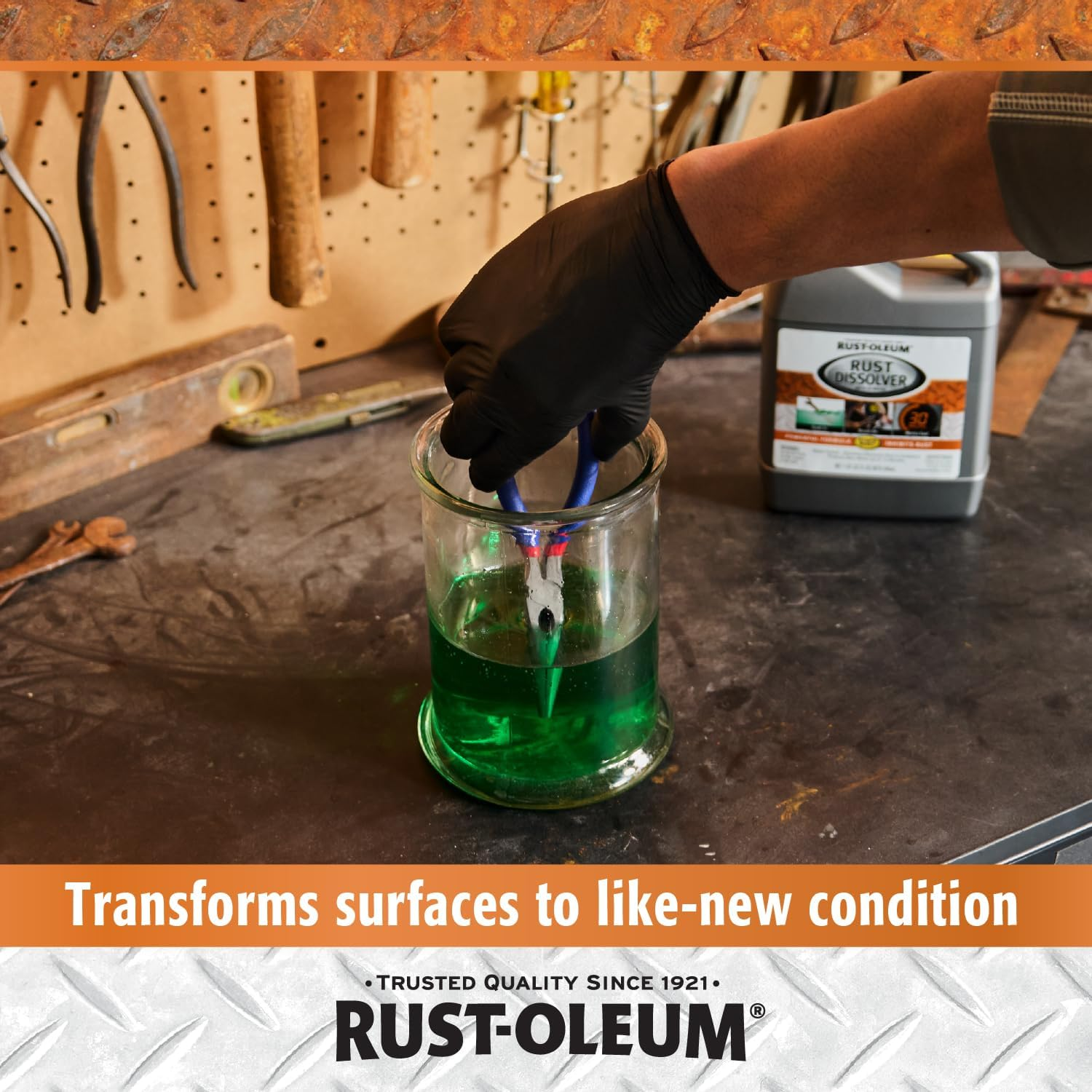 Rust-Oleum Automotive Rust Dissolver 946 Ml | Removes Rust & Corrosion from Metal Surfaces, Prepares for Painting & Restoration image number 6