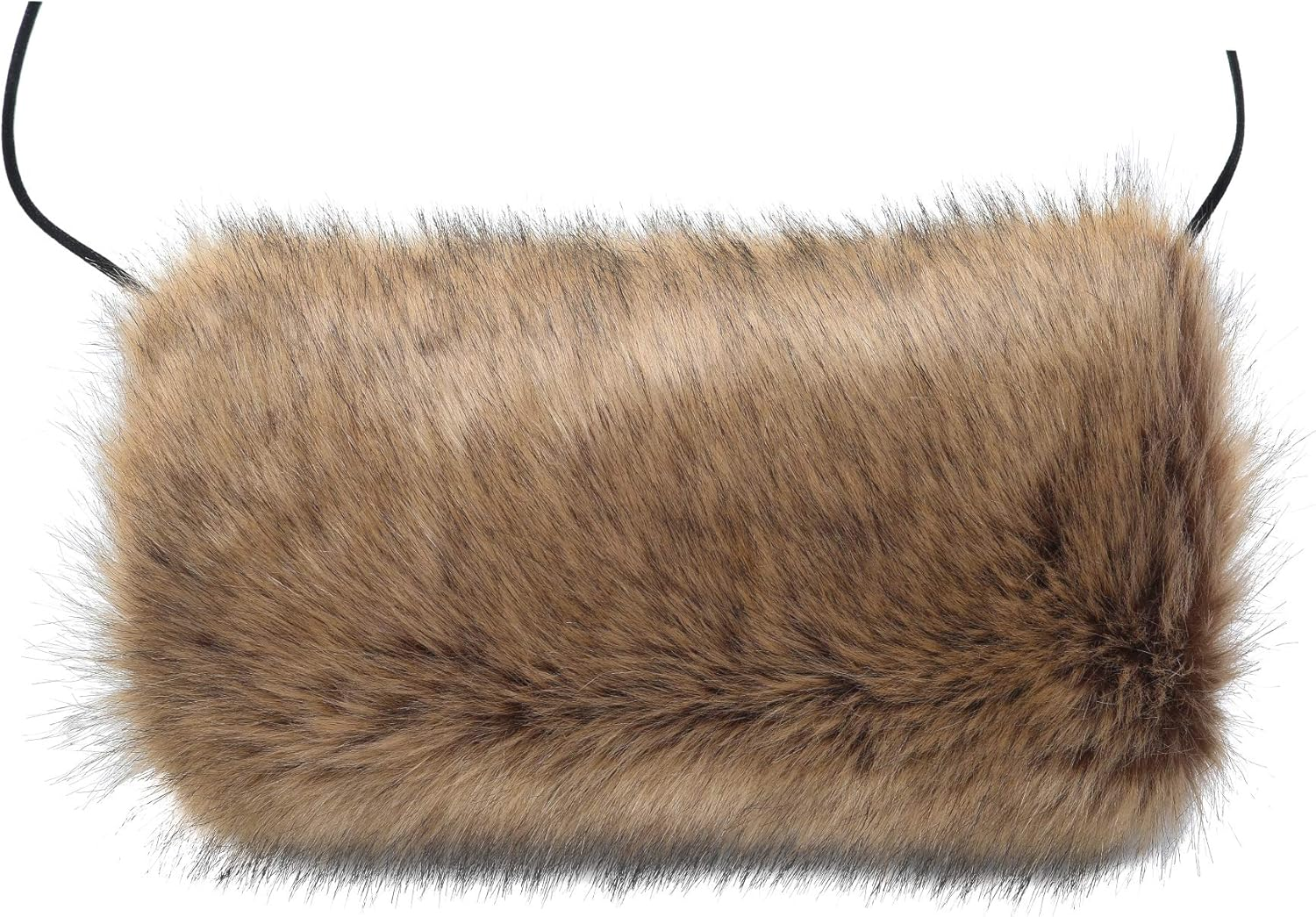 LA CARRIE Faux Fur Hand Muffs Women Winter Warmer Fuzzy Pouch Furry Plush Muffler Wedding Girl Kids Elegant Luxury Chic