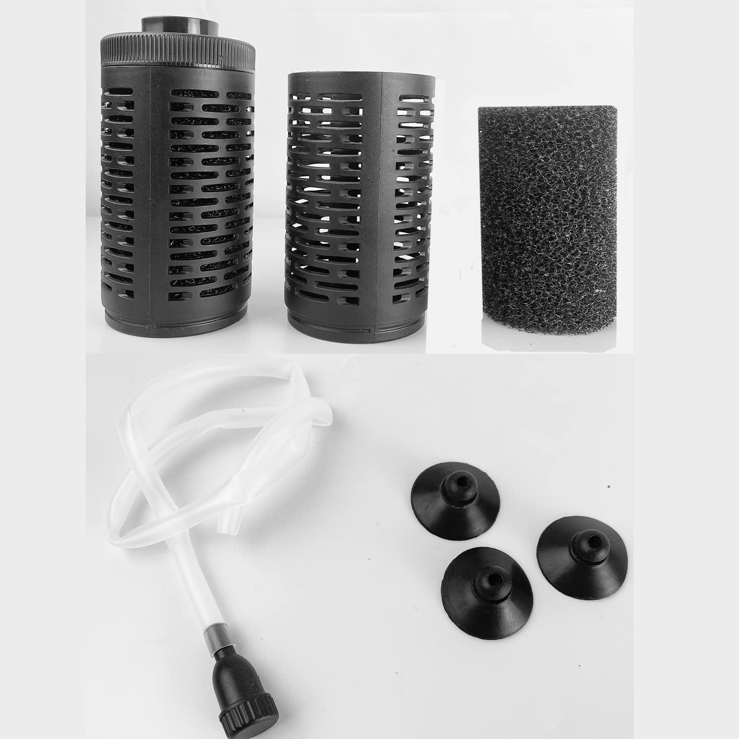 Fish Tank Filter, Silent Internal Aquarium Filter, Clean Water, Air Pump, Make Waves (4W-450L/H, Black)