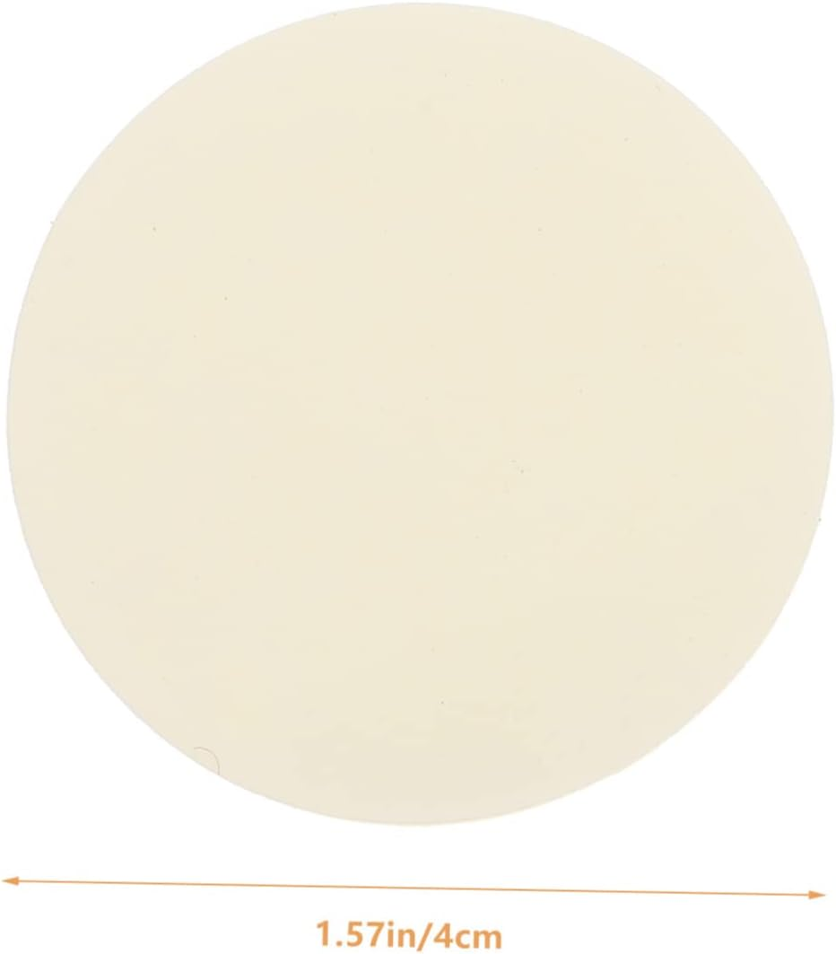 STOBOK 24Pcs Double Sided Adhesive Pads for Little Yellow Base Film round Self Adhesive Double Sided Mounting Sticker Tape image number 2