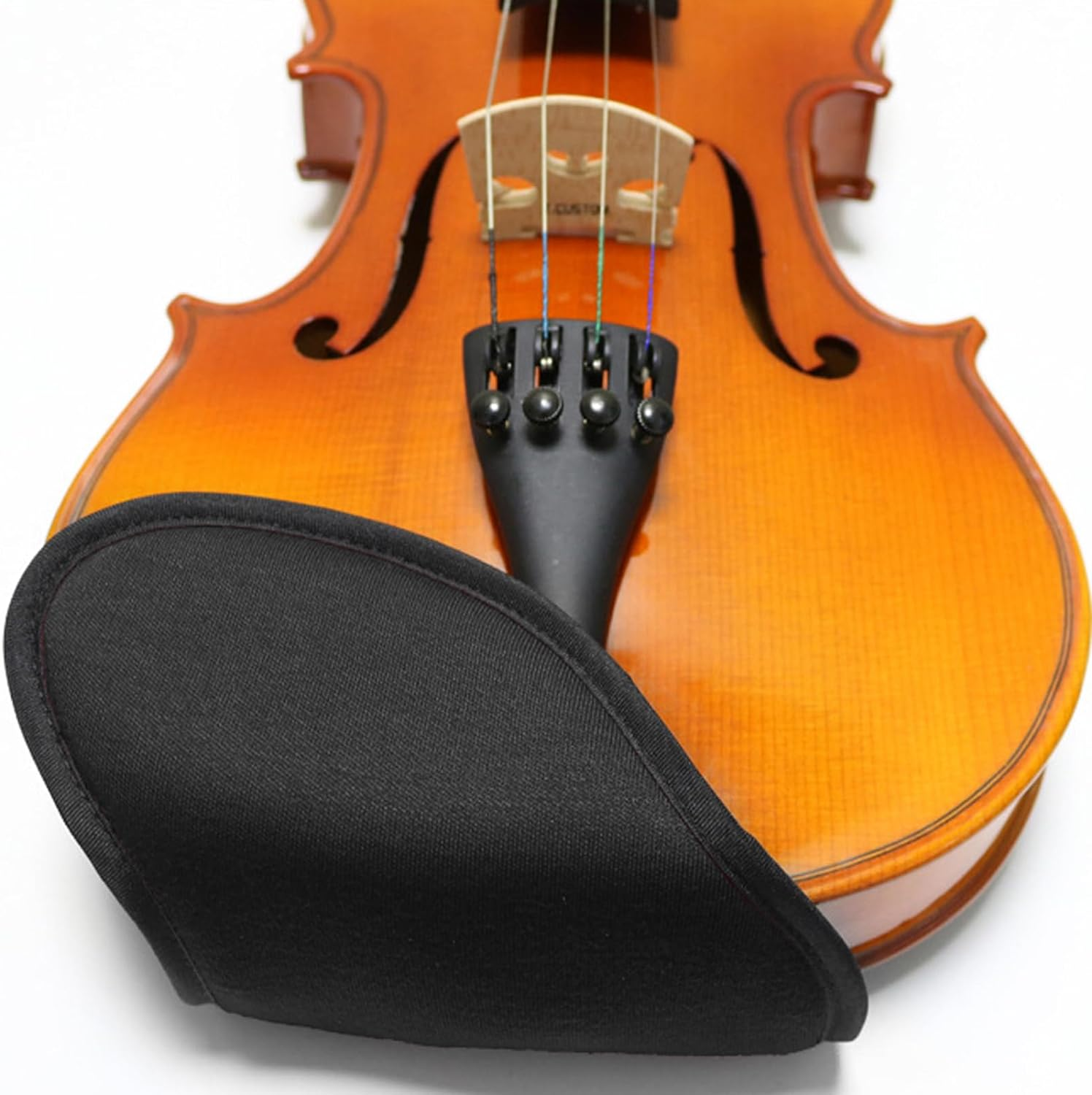 TRADERPLUS Violin Shoulder Rest Violin Chinrest Pad with Sponge inside (1, 1/2-1/4) image number 5