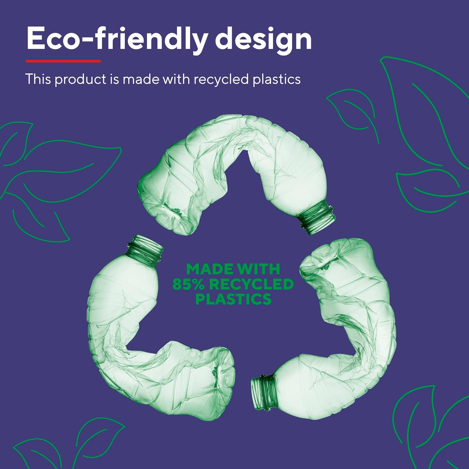 Trust Yavi In-Ear Bluetooth Headphones with 2 ENC Noise Cancelling Microphones, 23H Playtime, 85% Recycled Plastic, Earbuds Earphones Wireless Bluetooth Iphone Android Ios - Black - White image number 4