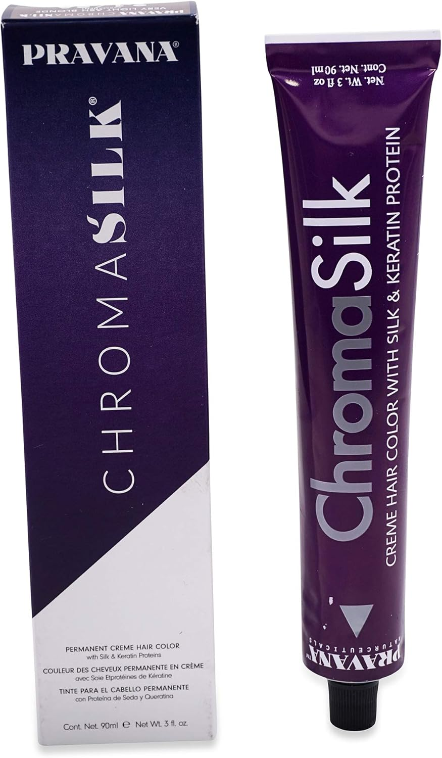 Pravana Chromasilk Creme Permanent Hair Color 90 Ml, No. 9.1 9A Very Light Ash Blonde image number 1