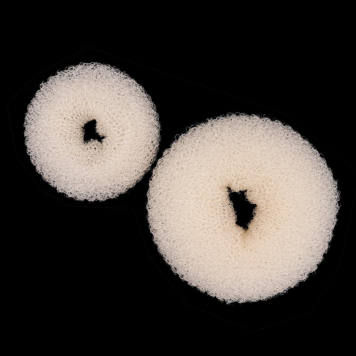 ANCLLO Hair Donut Maker Set, 4 Pieces Donut Bun Maker Ring Style with 30 Hairpins, Blonde Chignon Donut Bun Bun Hair Accessories for Girls and Women, DIY Chignon Hairstyles image number 4