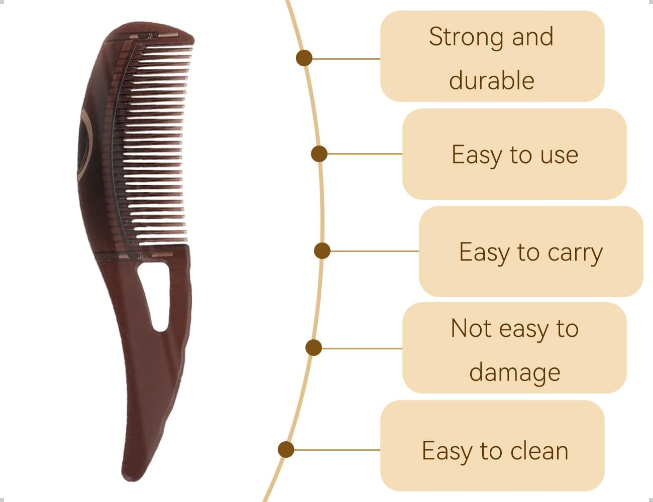 Emezddo Dandruff Comb, Scalp Comb, Easy Cleaning, Used for Women Men Scalp Massage/Refreshment and Dandruff/Dirt Removal, Everyday Supplies image number 2