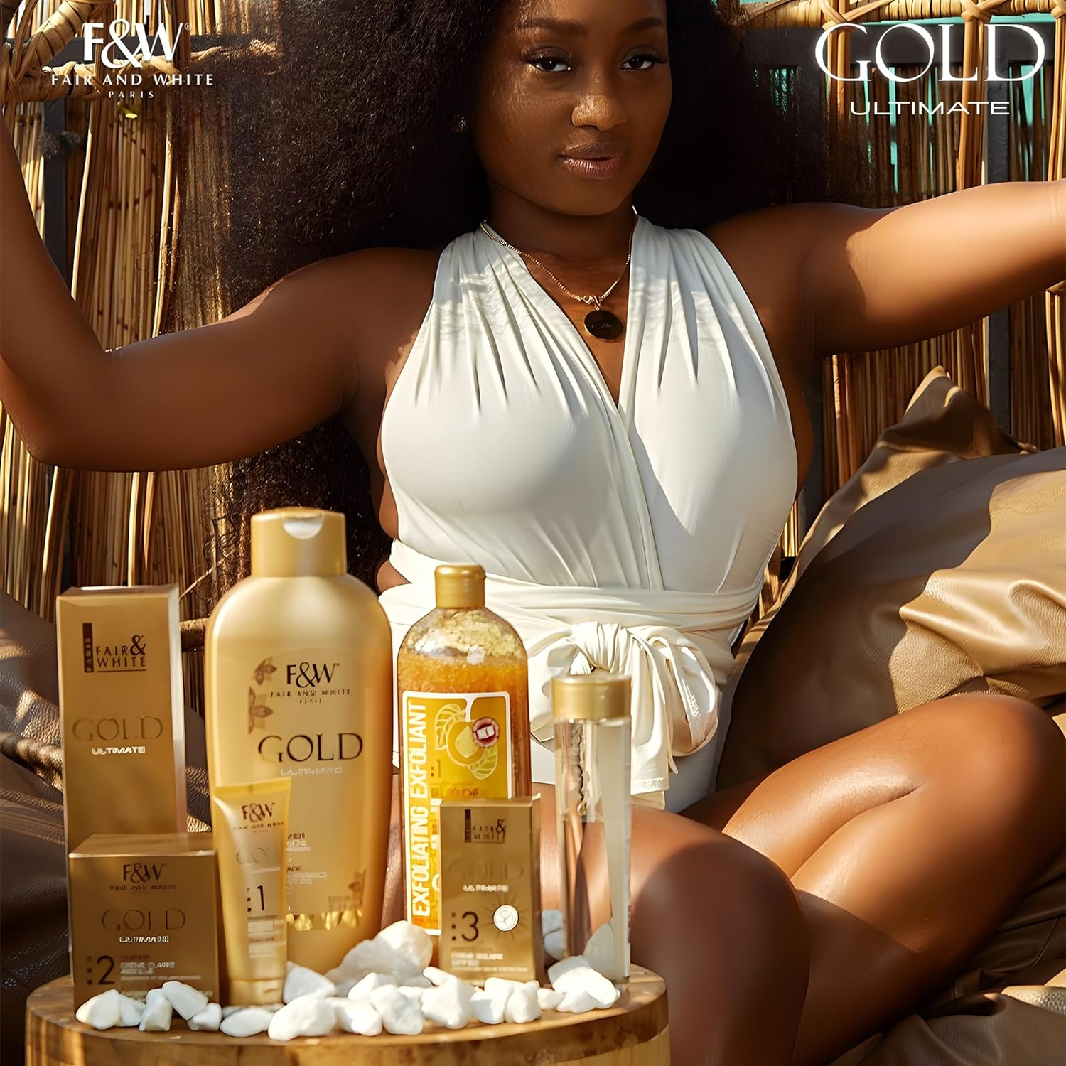 Fair and White Gold #1 Exfoliating Shower Gel 940 Ml