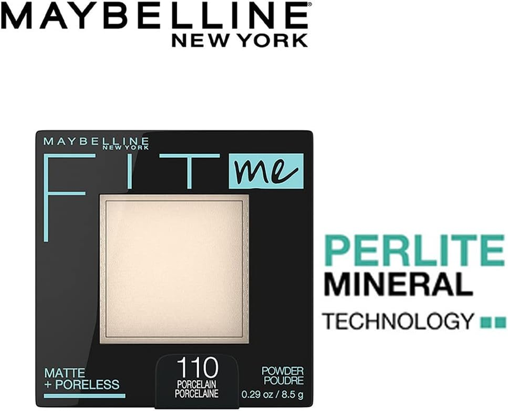Maybelline New York Fit Me Matte & Poreless Pressed Powder - Porcelain 110 image number 7