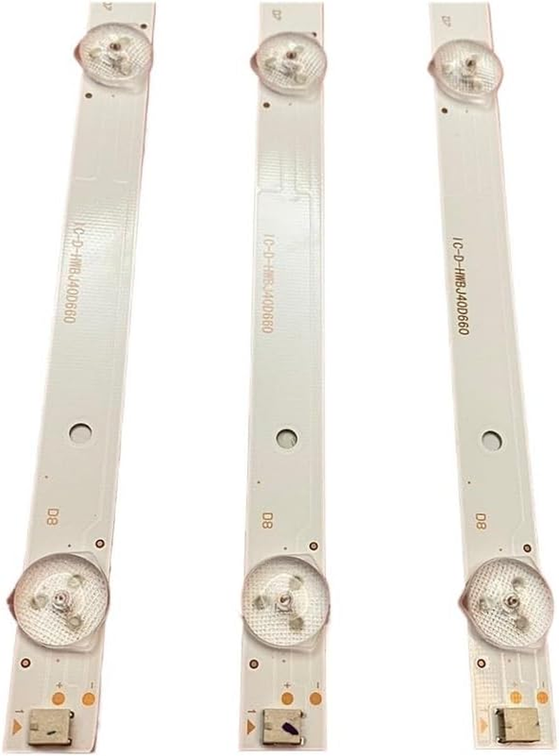 LED Strip Fit for Panasonic TX-40DS400E TX-40ES400B TX-40ES500B TX-40FS503B TX-40ESW504B TX-40DSU401 IC-D-HWBJ40D660 Tc-40Ds600X(Kit 3Pcs for 1 TV) image number 2