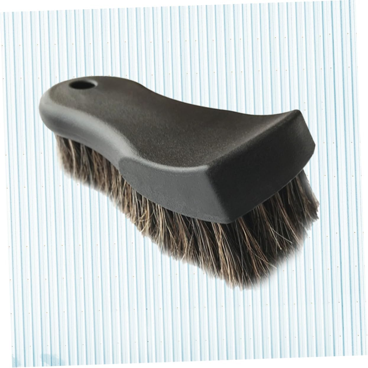 Horse Hair Car Roof Cleaner and Leather Seat Dusting Brush, Automotive Interior Cleaning Mane Brush, Soft Black Bristles for Vehicle Detailing and Upholstery Care image number 6