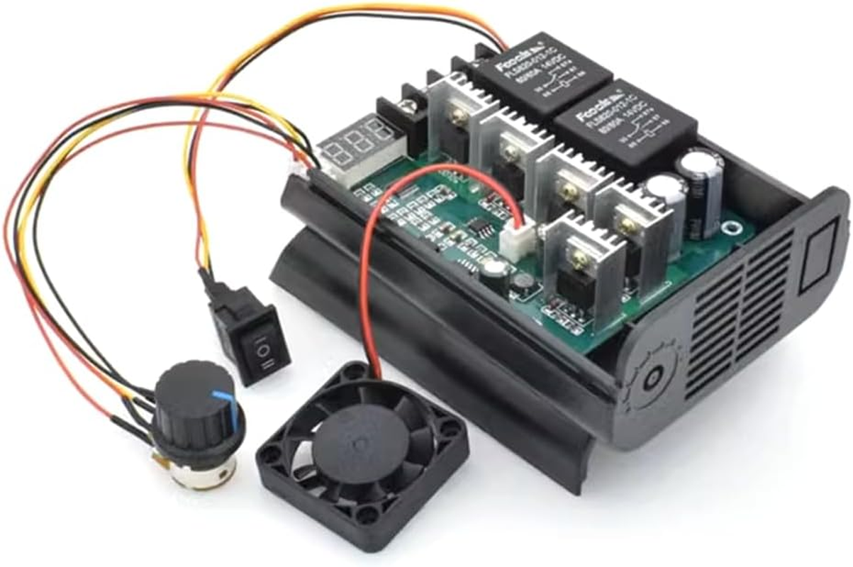 RESFNSE DC 10-55V 60A PWM Motor Speed Controller 0-100% RPM LED Digital Adjustable CW CCW Forward Reverse Motor Control Switch 1 Pcs image number 2