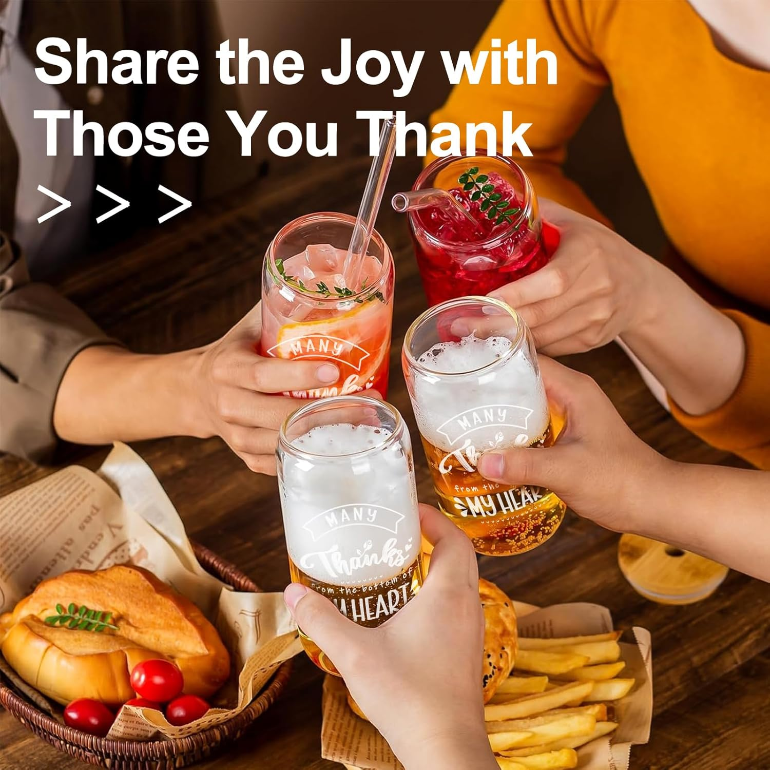 Thank You Gift - Gifts for Women, 16 Oz Iced Coffee Cup, Friend Birthday Gifts, Perfect Thank You Gifts for Teacher, Ideal for Graduation, Great Thank You for Colleagues - 13Th-07 image number 3