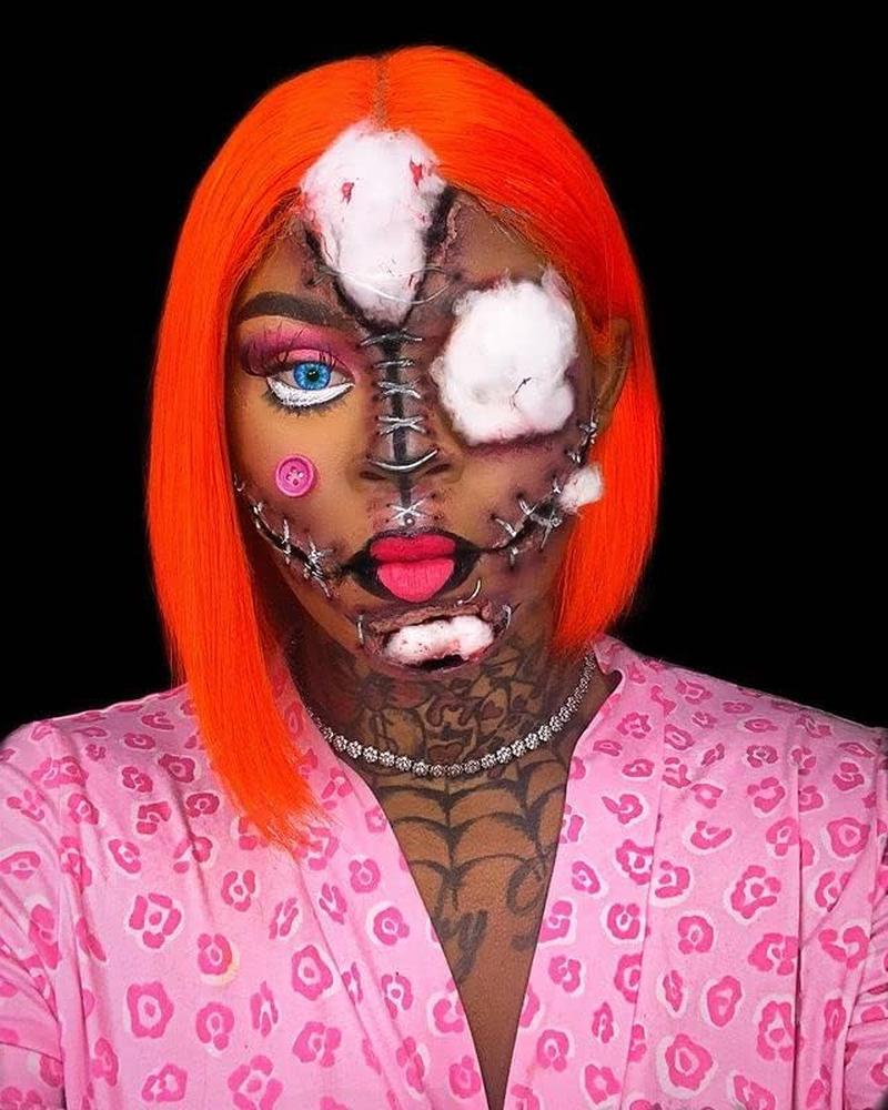 Wismee Pro Stage Special Effects Halloween Face Body Paint Kit, 12Colors Oil Based Makeup Palette (167Ml) + Wound Scar Wax (47Ml) Fake Scab Blood (19Ml) + Spatula + 10 Brushes image number 4