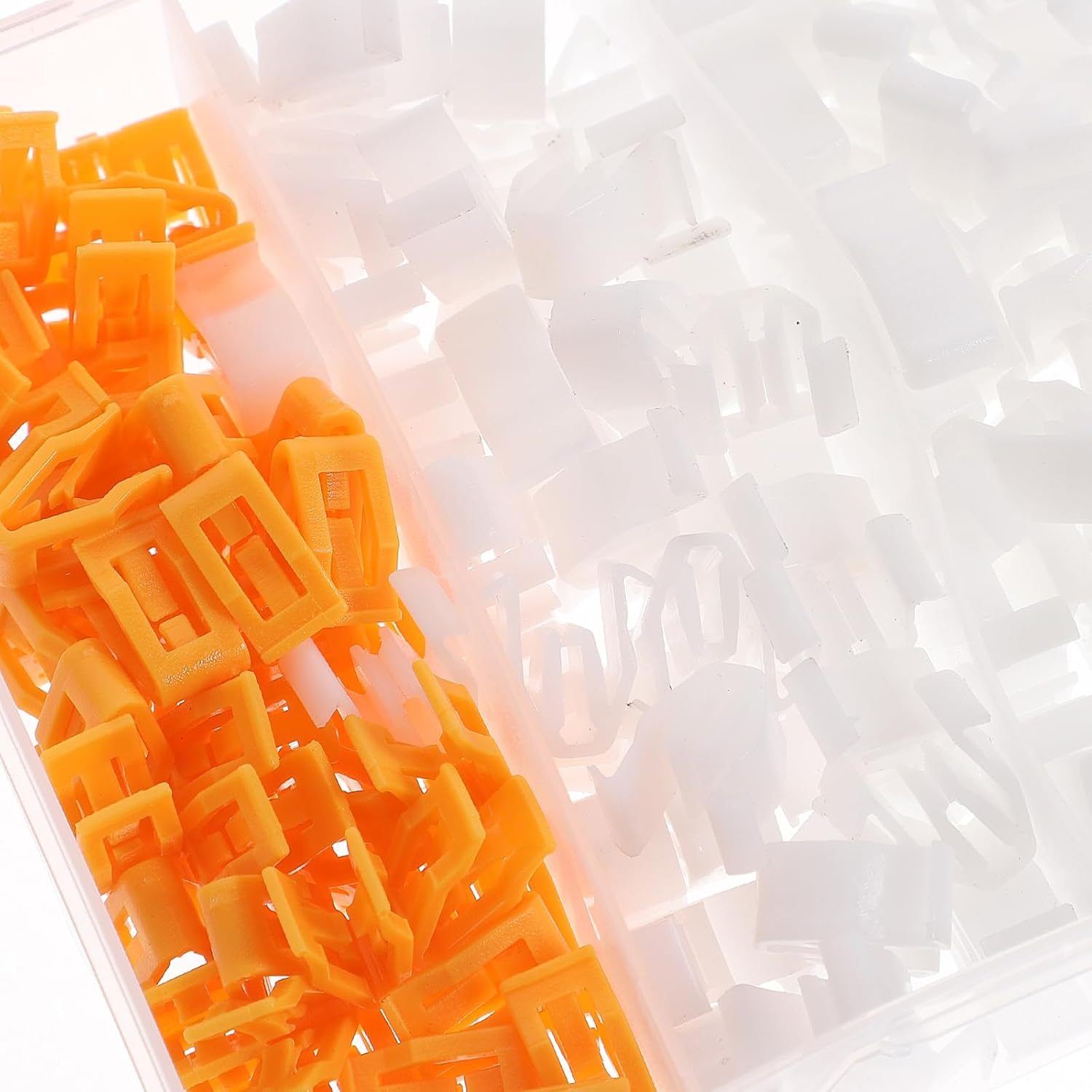 Angoily Retainer Buckle Clip Trim, 270PCS ABS Dashboard Retainer Clips Buckle Decor Body Trim Retainer Bezel Clip Center Auto Parts Front Console Trim Dashboard Trim Clip Center Console Clip Car image number 3