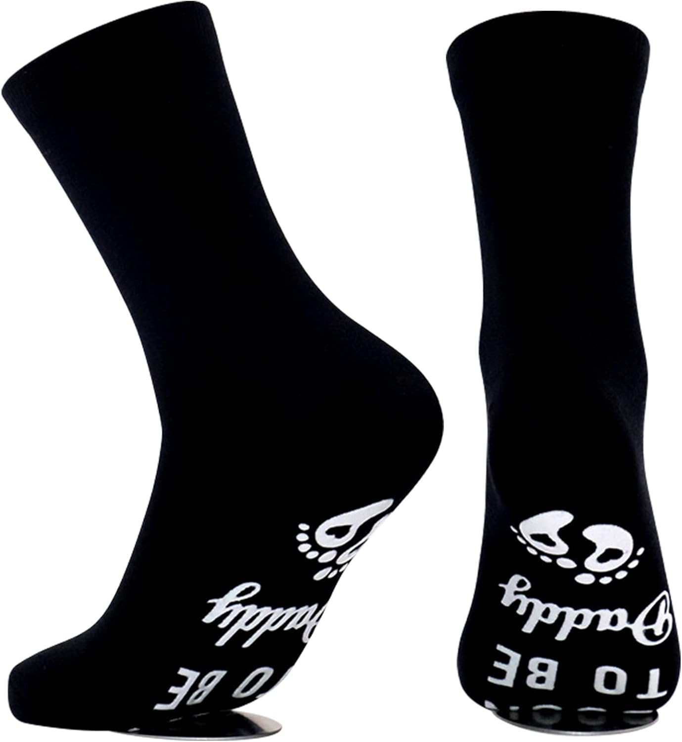 Joyesplay Father'S Day Socks,Fathers Day Gift,Funny Socks for Men,Men Fun Crews Socks,For Men Funny Black Crew Cotton Socks Dad Birthday Gift