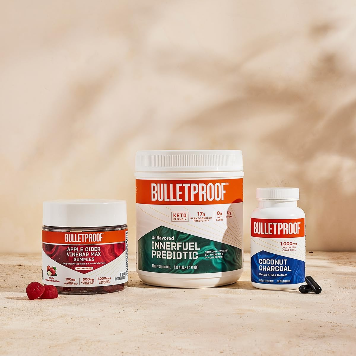 Bulletproof Coconut Charcoal, Supports Better Digestion and Gas Relief (90 Capsules) image number 2