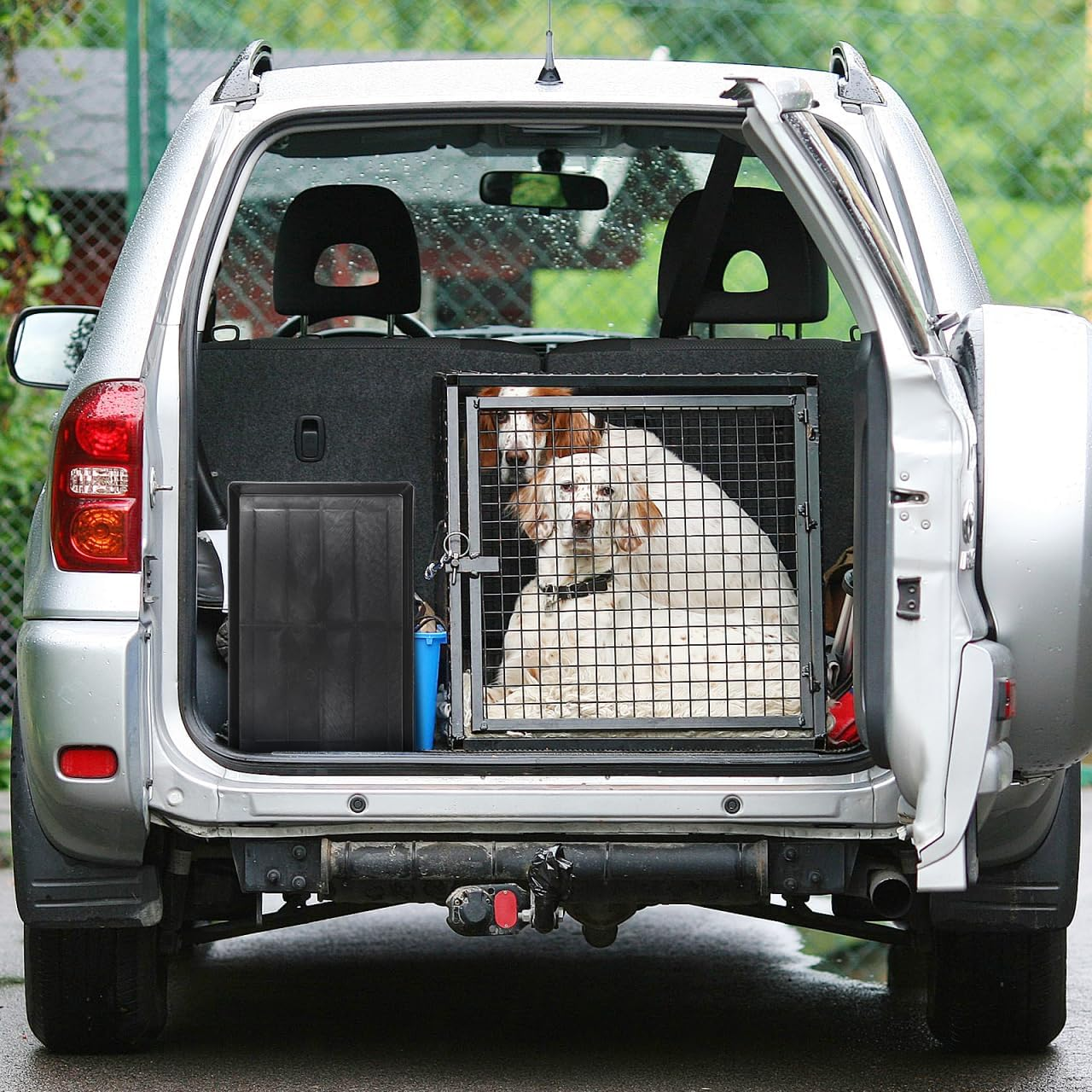 DOITOOL 2Pcs Replacement Floor Dog Cage Bird Cage Tray Dog Crate Holder Birdcage Bottom Tray Crate Tray Dog Tray for Crate Replacement Tray for Dog Crate Wax Rabbit Cage Medium Dog Plastic image number 1