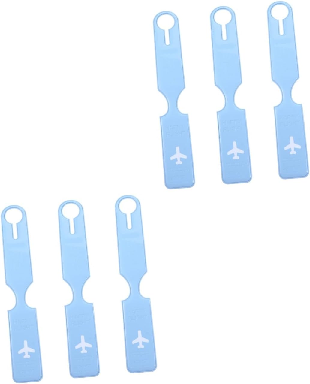 CONGARTENO 6Pcs Luggage Tracker Baggage Tag Travel Suitcase Tag Id Labels Portable image number 4