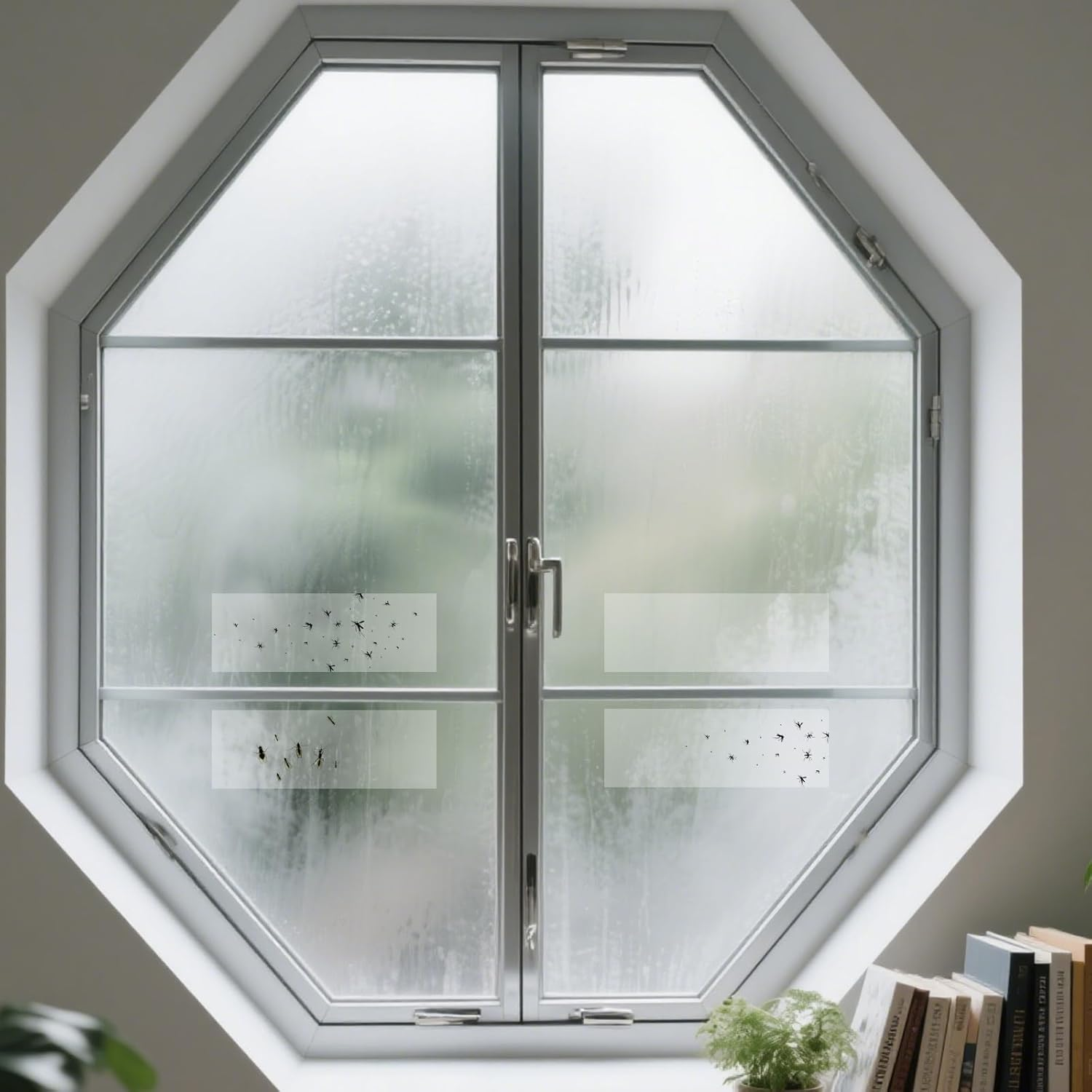 30Pcs Window Fly Traps Transparent Double-Sided Fly Stickers Small Flying Insects Fly Traps Sticky Insect Boards Suitable for Indoor Houseflies Mosquitoes and Flying Mosquitoes image number 6