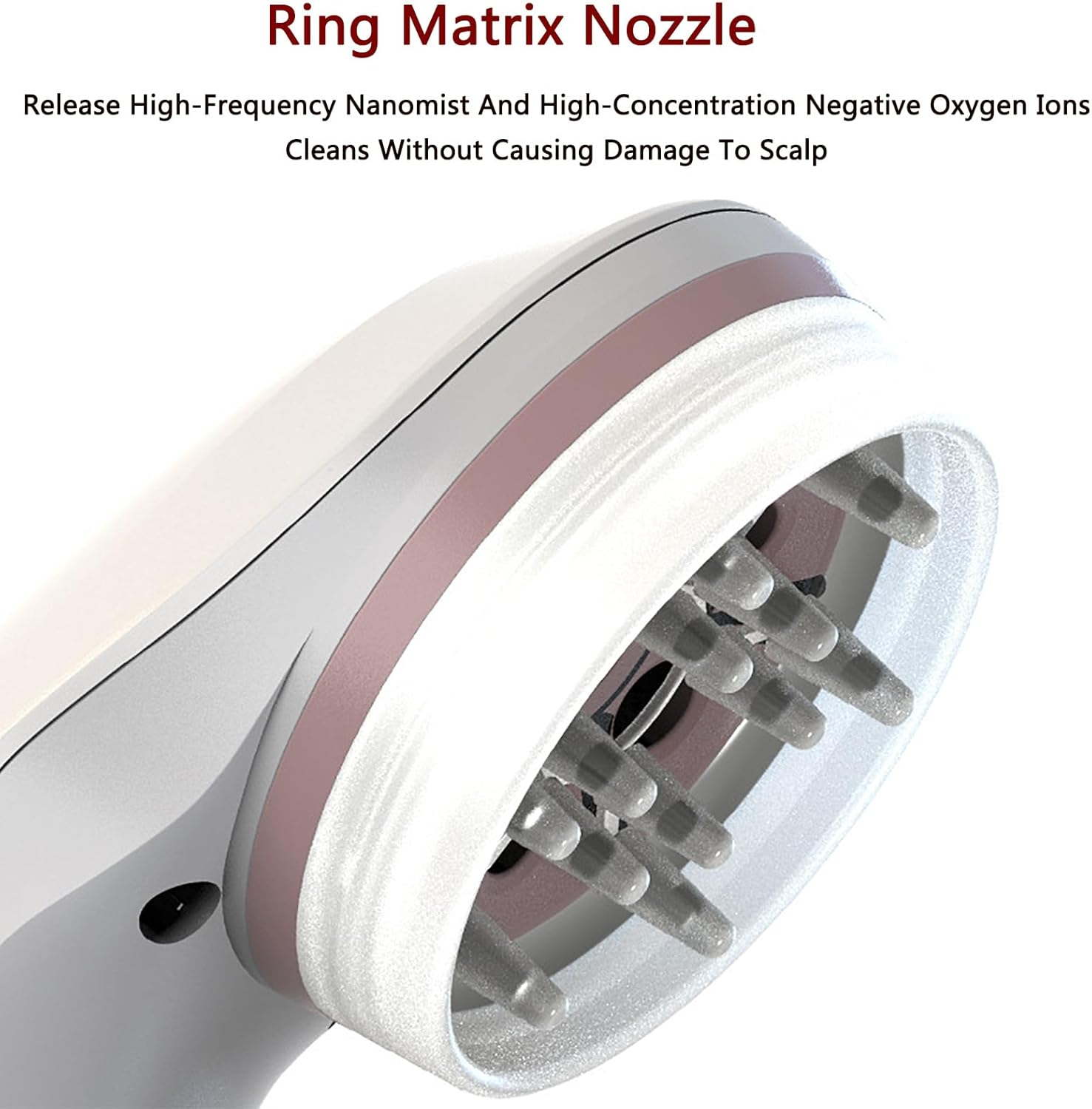 Scalp Oil Control Machine, Hair Care Machine with Matrix Nozzle, Generate Nano-Atomization and High-Concentration Negative Oxygen Ions, 100% Removal of Oil Dirt and Prevent Hair Loss, for Salon image number 4