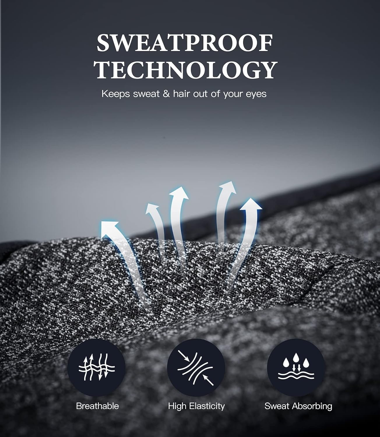 Voerou Sleep Headphones Bluetooth Headband Headphones, Adjustable Sleeping Headphones, 10+ Hours Play Time with Stereo HD Hi Fi Speakers, Perfect for Sleep, Workout, Yoga, Travel, Insomnia, Meditation image number 1