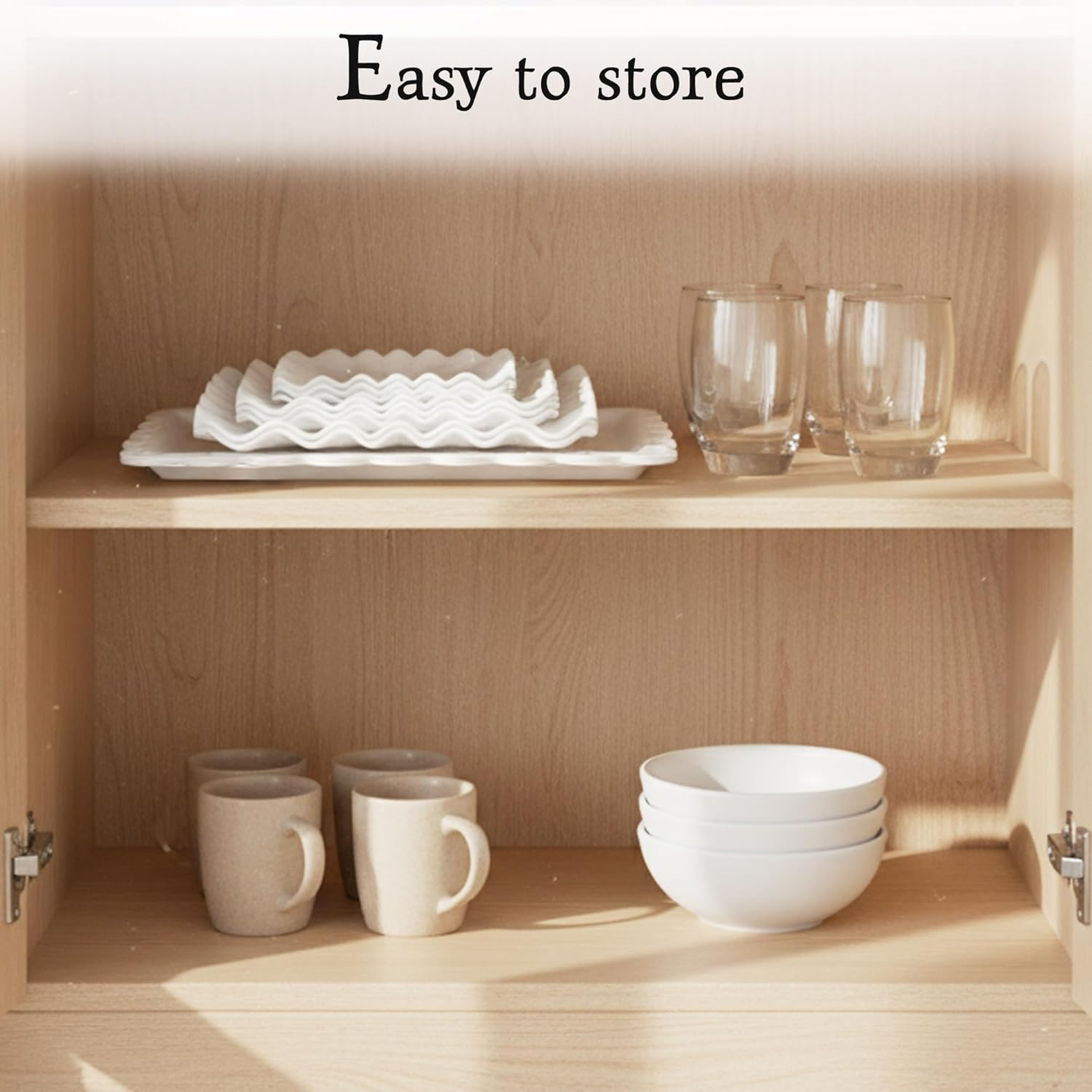 NWK 5 Piece Cake Stand Set with 2Xlarge 3-Tier Cupcake Stands + 3X Appetizer Trays Perfect for Wedding Birthday Baby Shower High Tea Stands Party Suplies（Round image number 5