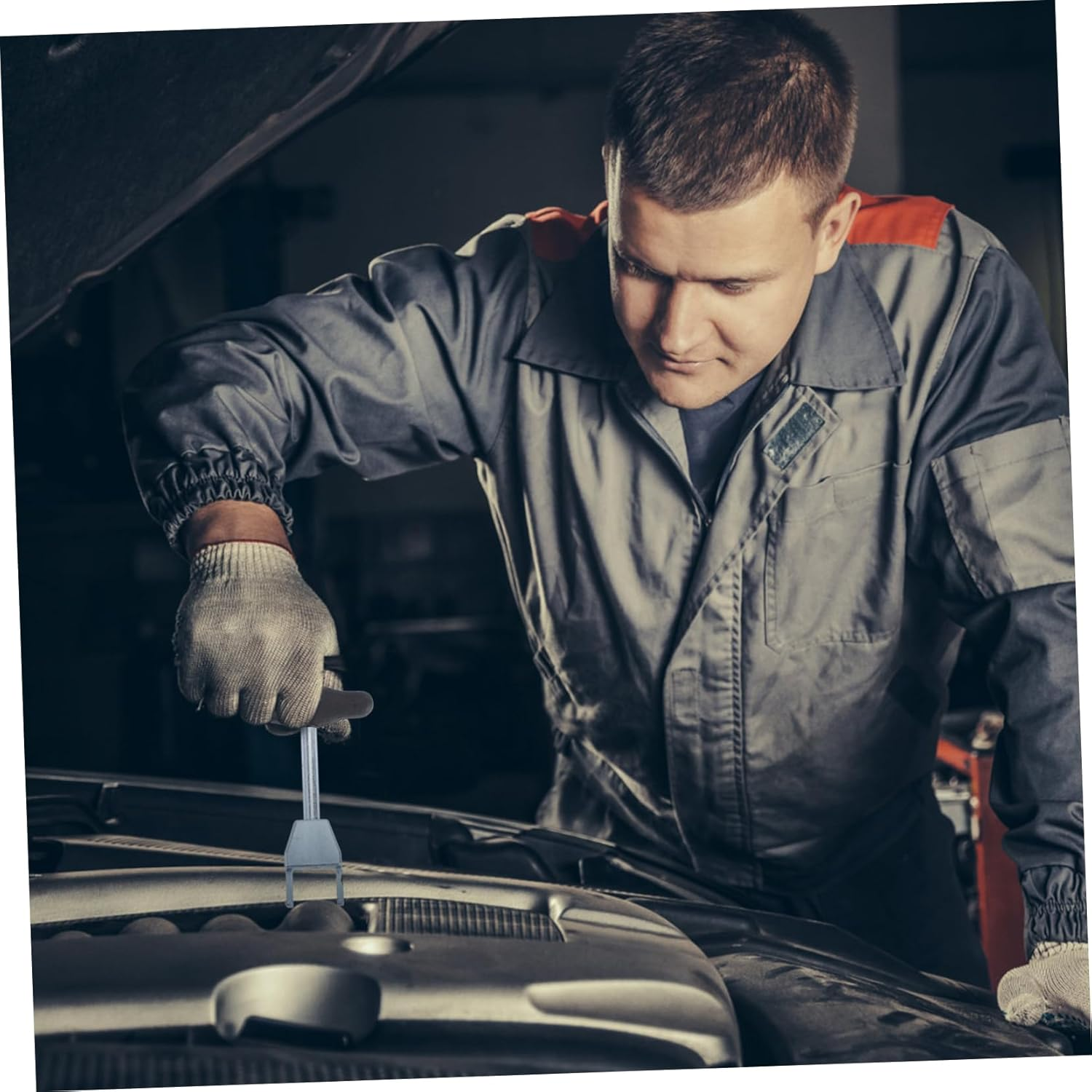 SOLUSTRE Automotive Spark Plug Socket Thin Wall Tool Car Ignition Coil Puller Removal