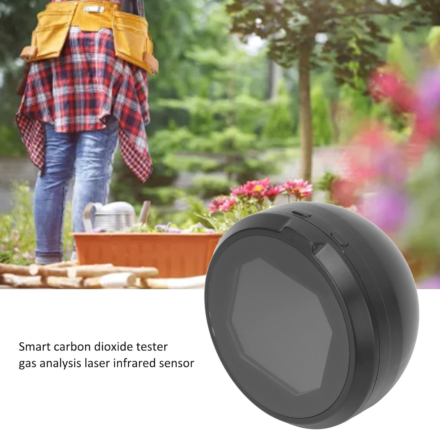 Carbon Dioxide Detector Portable Smart CO₂ Meter for Air Quality Monitoring ABS Material image number 1