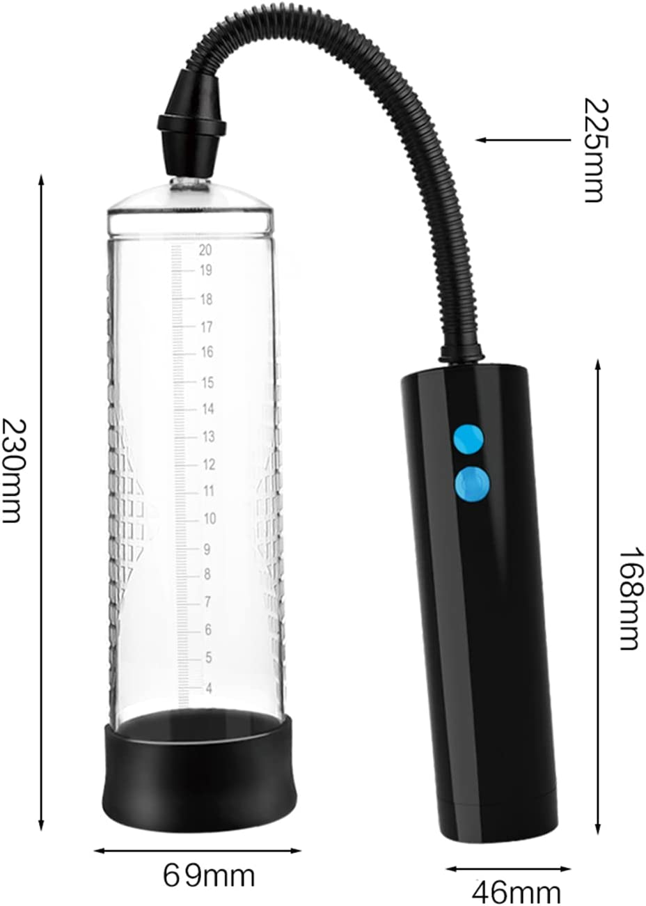 SIDED Handheld Electric Booster,Male Automatic Amplifier Vacuum Pump, Air Pressure Increase Expander Booster Set Device for Male Massage Treatment 1 Count image number 2