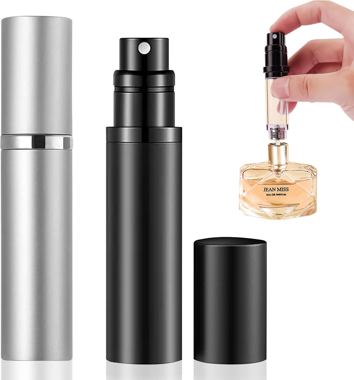 Leikedun Perfume Atomizer Refillable 5Ml Perfume Bottle Portable Perfume Bottle Bag Perfume Atomizer Empty Travel Perfume Atomizer for Travel Pack of 2 image number 3