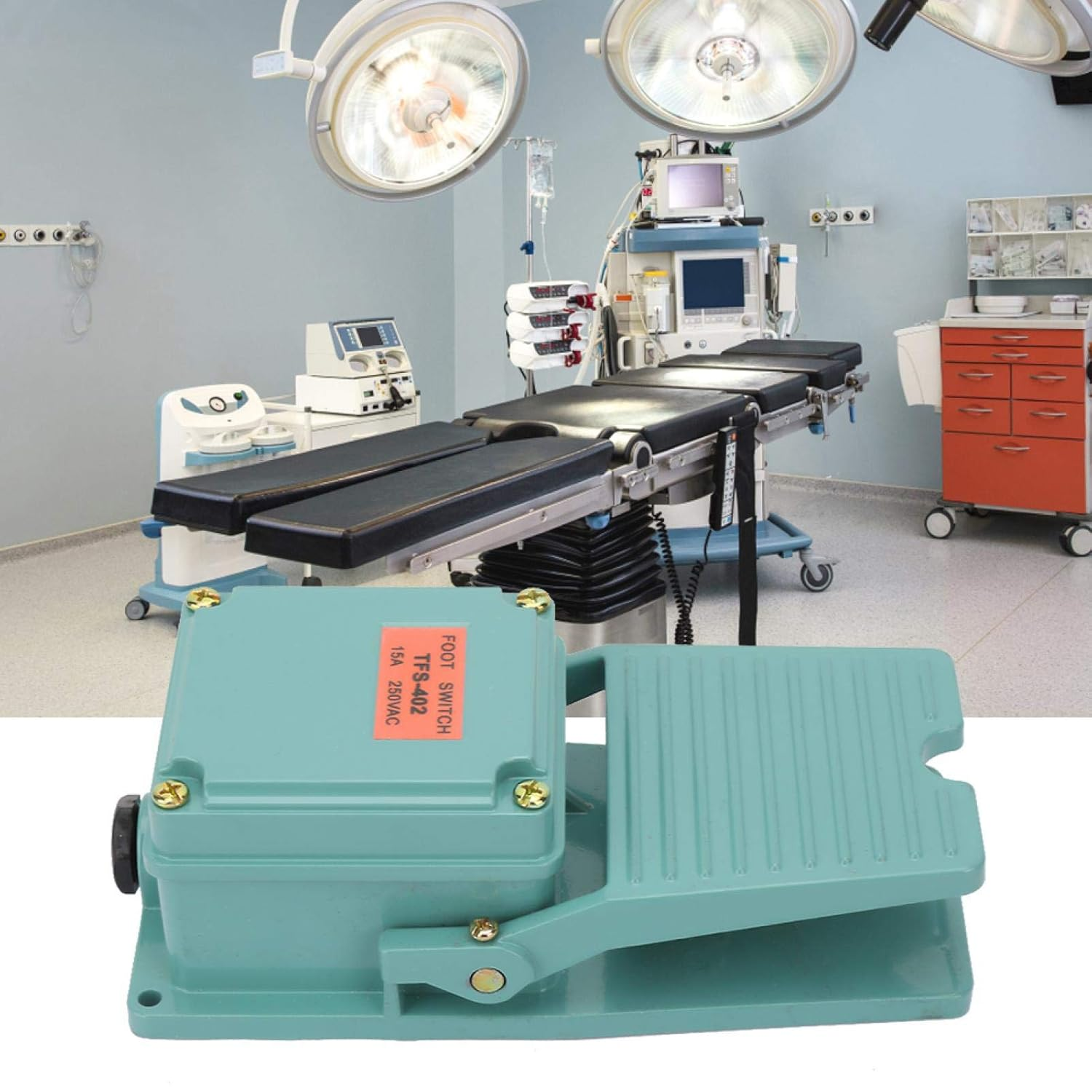 Foot Switch, Foot Pedal Switch, AC 250V 1NO Aluminum 15A for Home image number 3