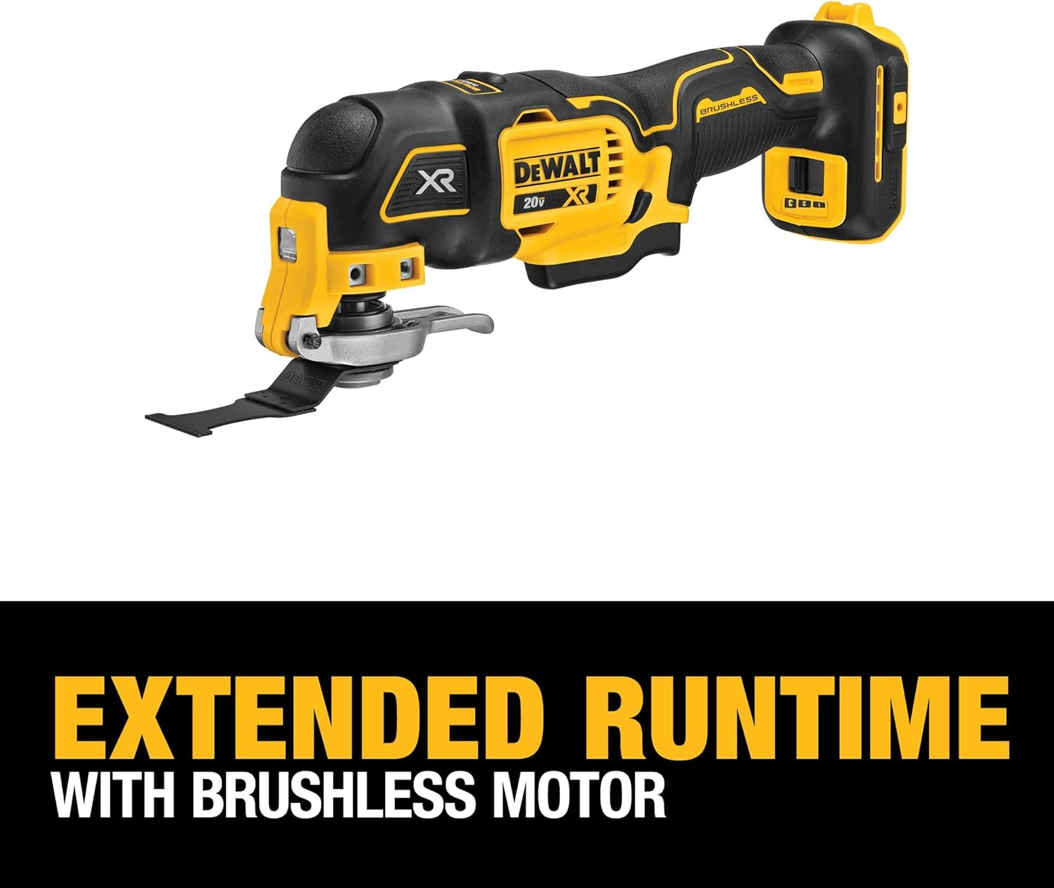 DEWALT 18V XR Li-Ion 3 Speed Oscillating Multi-Tool DCS356N-XJ - Skin Only, Battery and Charger Are Not Included image number 6