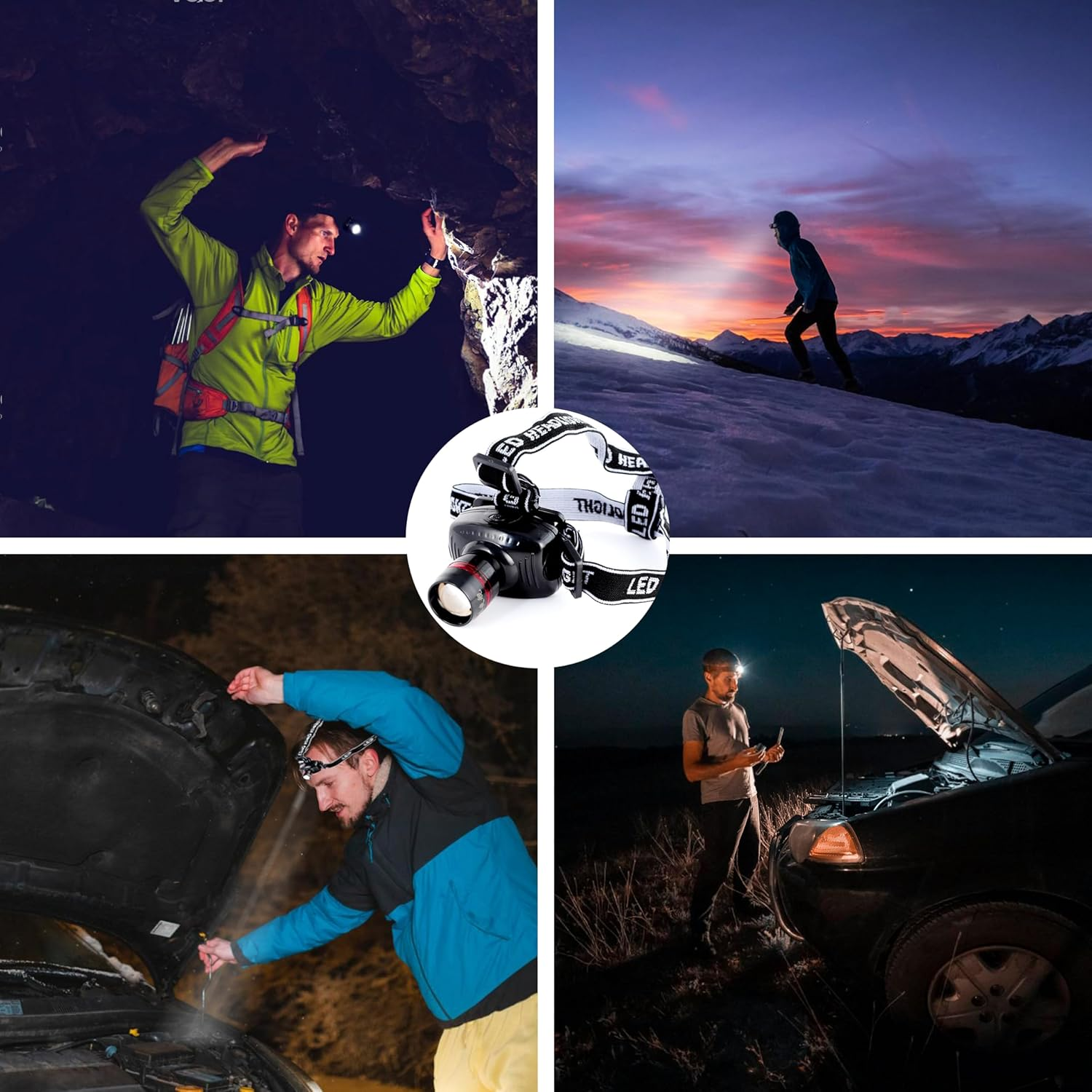 Roadside Assistance Emergency Kit Multipurpose Bag, Premium with Battery Jumper Cable Automotive Kit for Car,Vehicle, Truck or SUV for Men or Women, Black image number 5