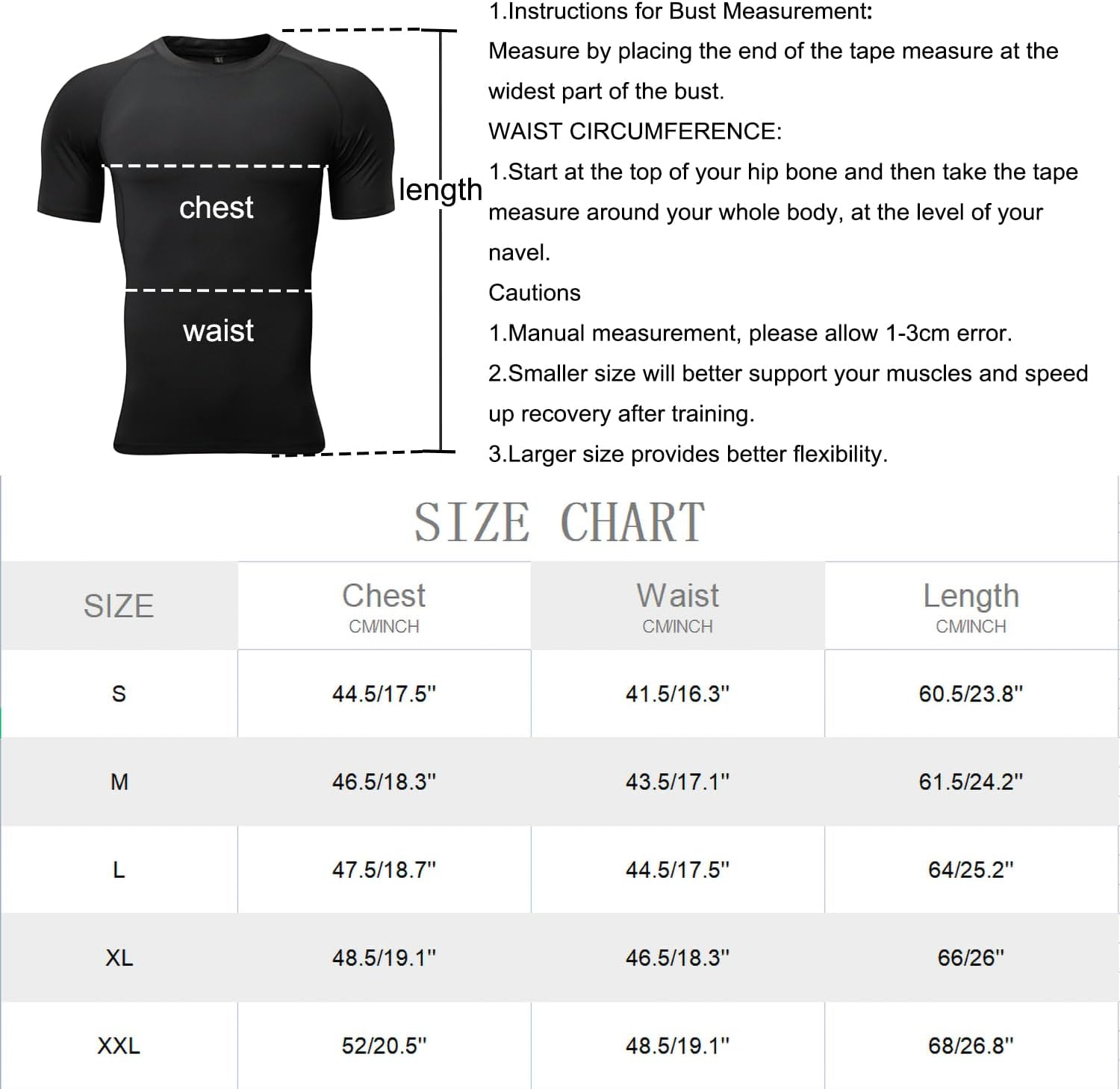 Men'S Compression Shirt Short Sleeve Sports T-Shirt Training Shirt Elastic Quick-Drying Running Shirt image number 3