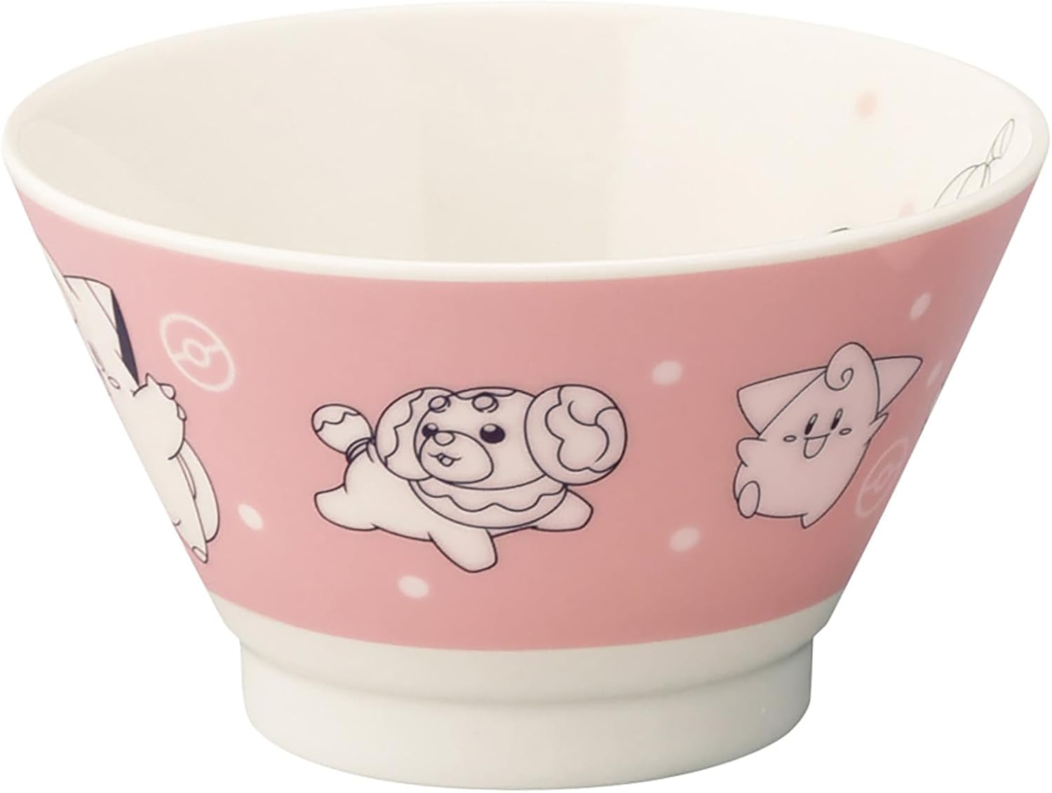 Yamaka Shoten PM271-351 Pokemon Rice Bowl, Approx. 4.7 X 2.8 Inches (12 X 7 Cm), 12.8 Fl Oz (360 Ml), Fairy Pokemon Goods, Miscellaneous Goods, Tableware, Type Series 3, Pink image number 2