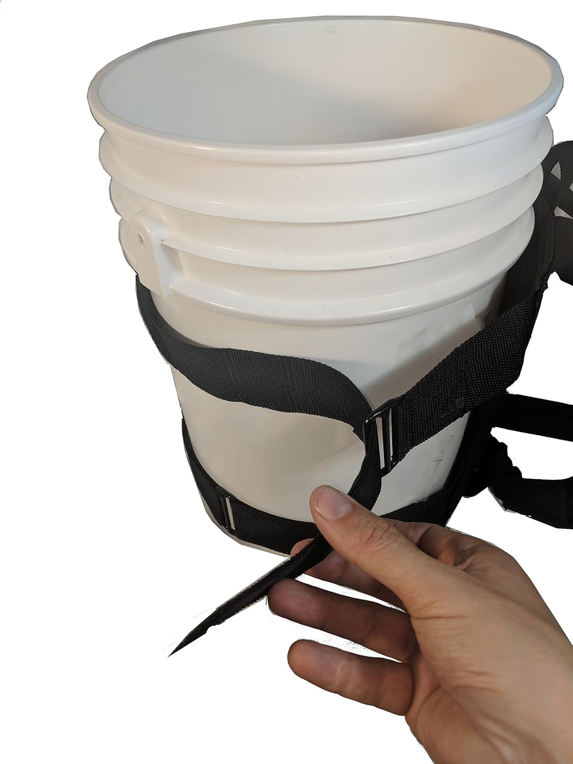Strap Pack Backpack for 5 Gallon Buckets for Fishing, Picking Apples and Sports image number 5