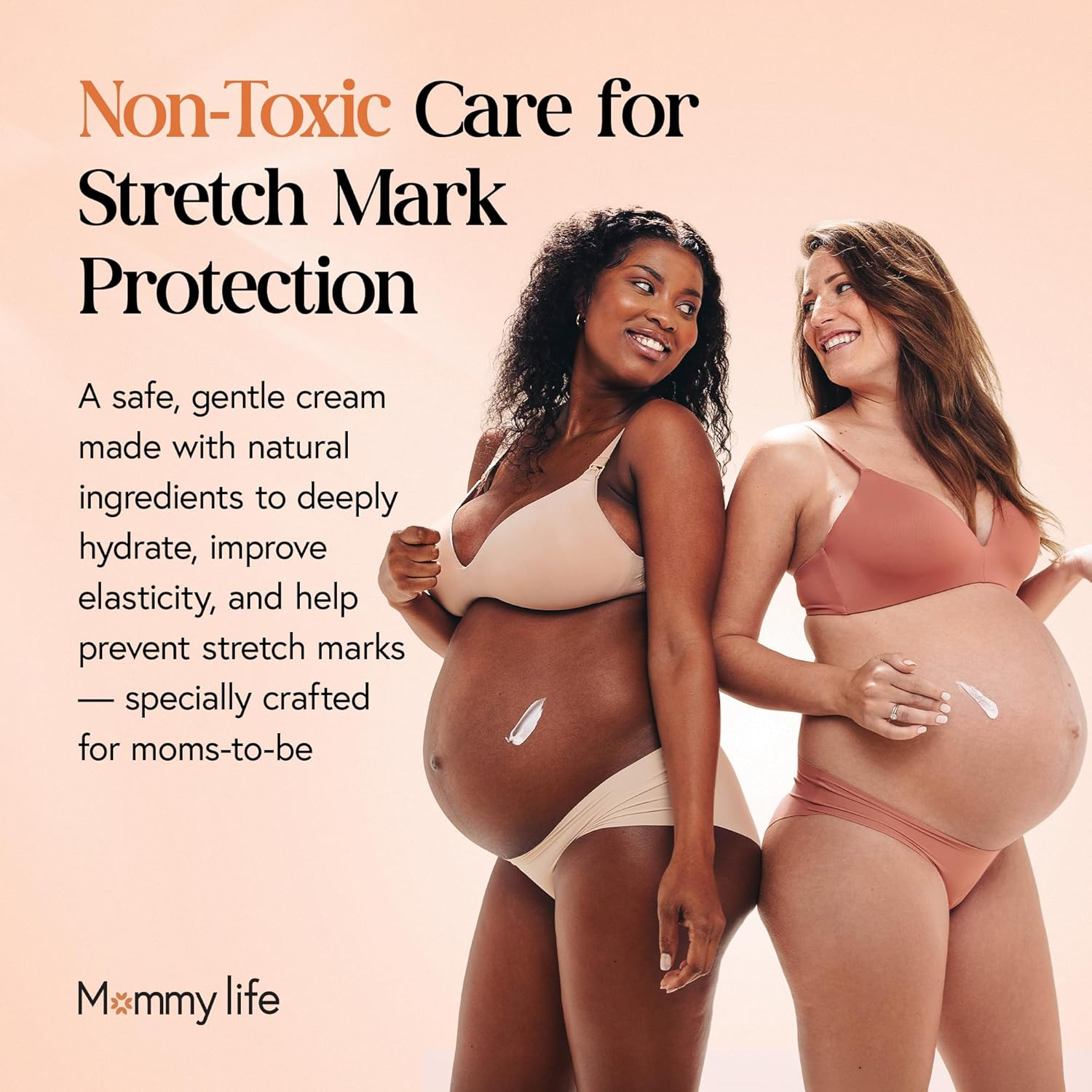 Stretch Mark Cream for Pregnancy &ndash; Non-Toxic Preggie Paste Belly Butter from Taylor'S Postpartum Essentials, Pregnancy Must Haves, Belly Firming Cream with Manuka Honey & Vitamin E, 3.7Oz Tummy Butter