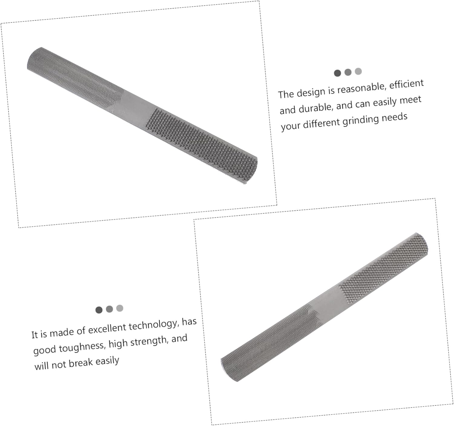 OSALADI 1Pc Wood File Durable Wood Polishing Tool for Efficient Woodworking Sturdy Rasp File Scientific Structure for Versatile Grinding Needs image number 2