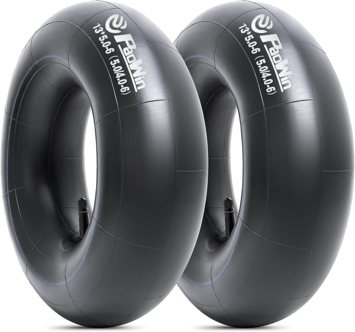 2 Pcs 13X5.0-6 Tube,5.0/4.0-6 Tube,Tr13 Valve,13X5.0-6(5.0/4.0-6) Heavy Duty Wheelbarrows Inner Tube,Compatible with 5.0-6 4.0-6 Hand Truck/Wheelbarrow/Lawn Mower Tire Tubes,Pt-054 image number 6