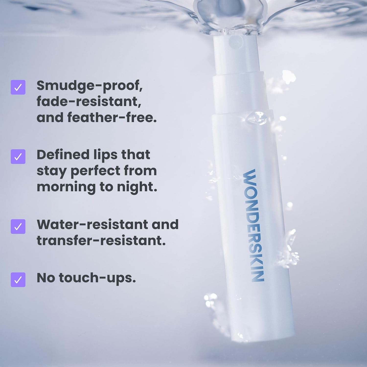 Wonderskin Wonder Blading Lip Stain Masque Aktivator image number 4