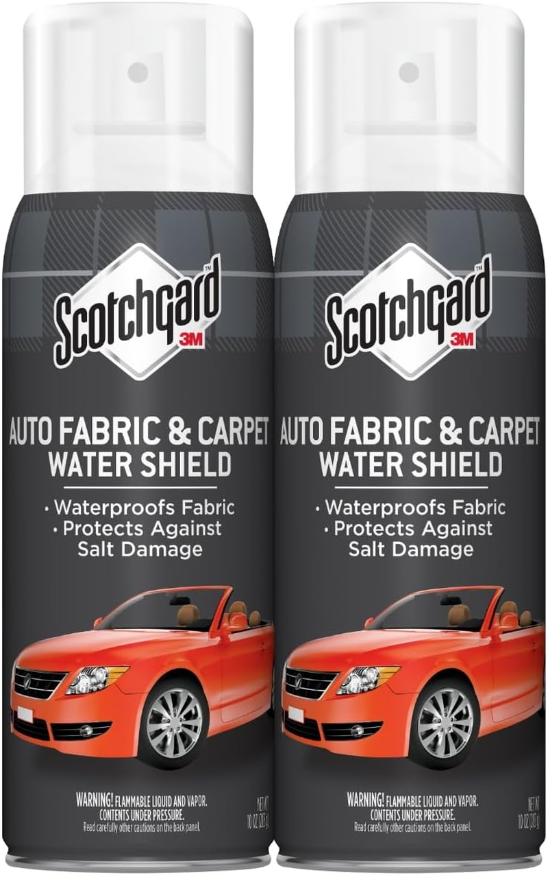 Scotchgard Auto Fabric & Carpet Water Shield, 20 Ounces (Two, 10 Ounce Cans) image number 1