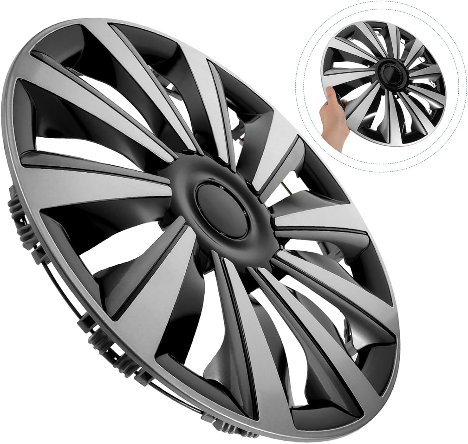 DONFAMDS Wheel Hub Caps Car Wheel Centre Caps Tire Center Hub Covers Sturdy Rim Protector