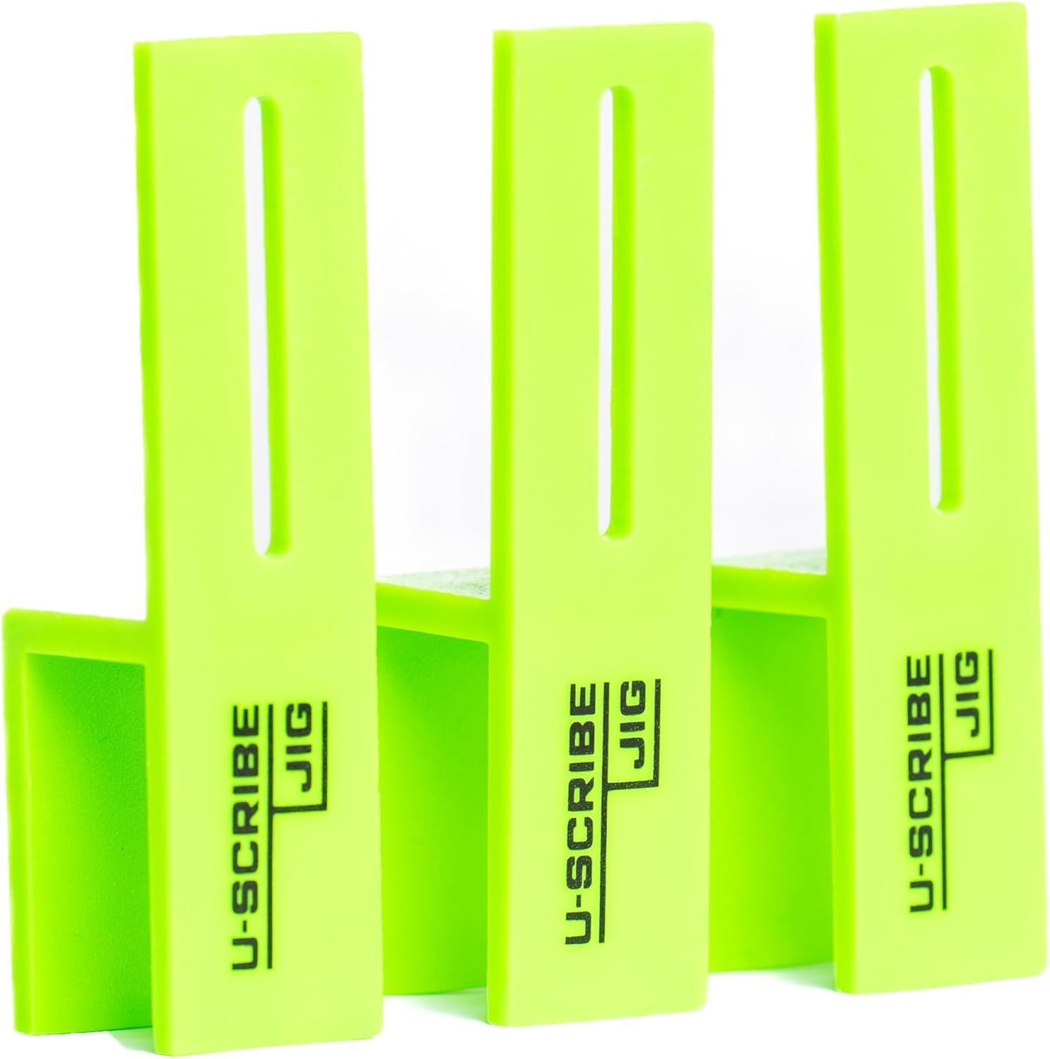 U-Scribe Jig 18Mm (11/16") Set of 3 Woodwork & Carpentry Jigs - Makes Scribing Fillers, Toe Kicks and Ceiling Scribes Easy, Ideal for Carpenters, Joinery, Furniture and Cabinet Installing image number 2