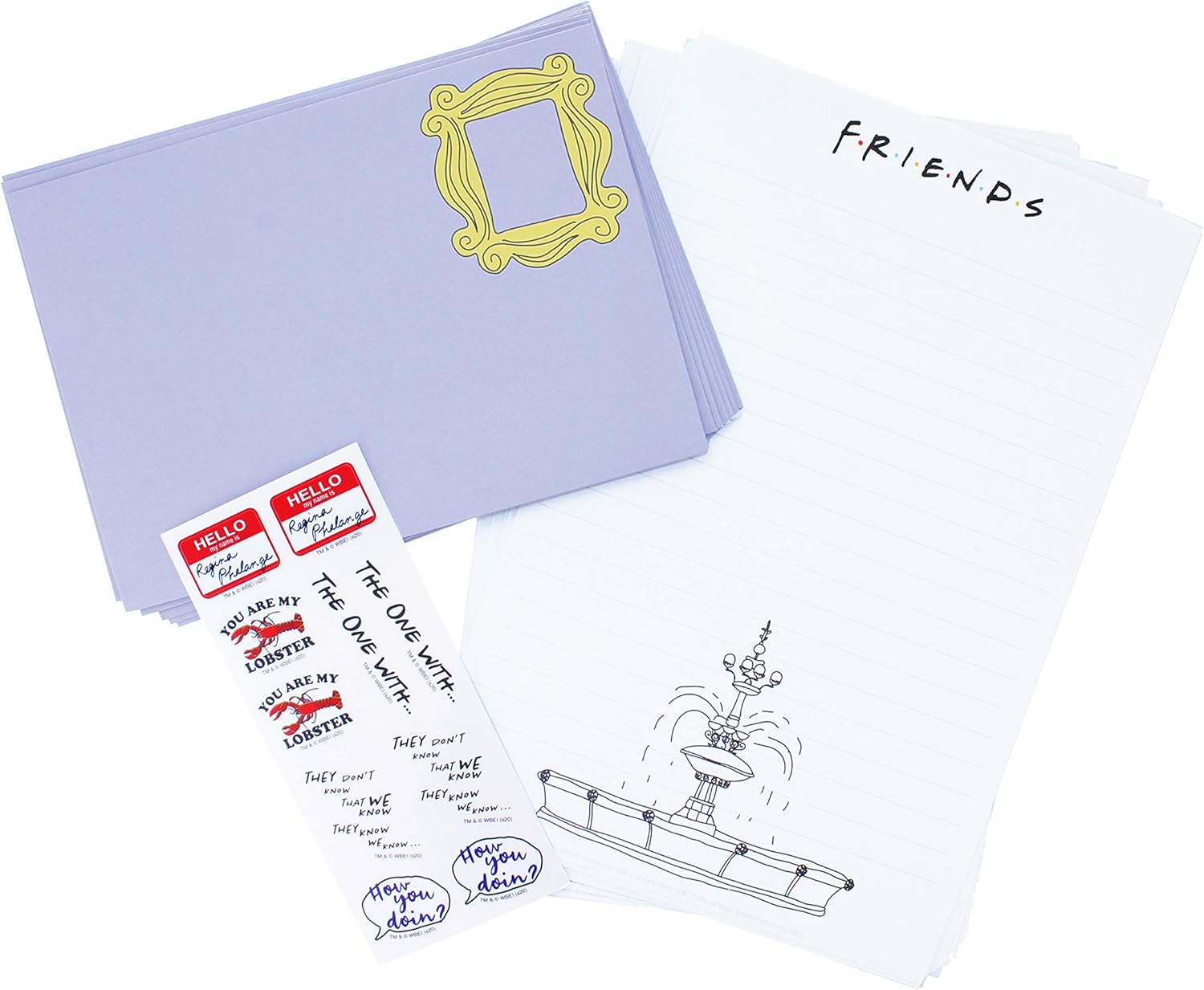 Friends Letter Writing Set, Officially Licensed Friends TV Show Merchandise image number 3