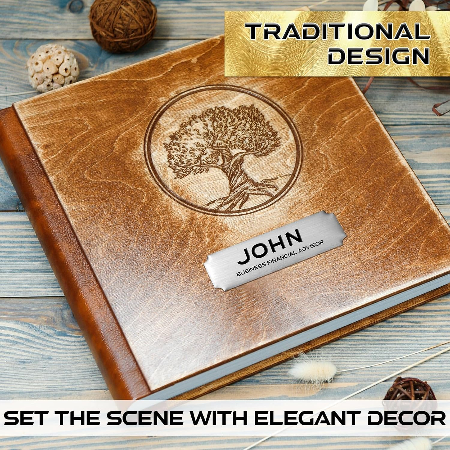 Therwen 30 Pcs Name Plates Laser Engraved Brushed Stainless Steel Plate Personalized Plaque Blank Custom Name Tag Frame Label with Adhesive Backing(Silver Notched Corner,1''X 3'') image number 6