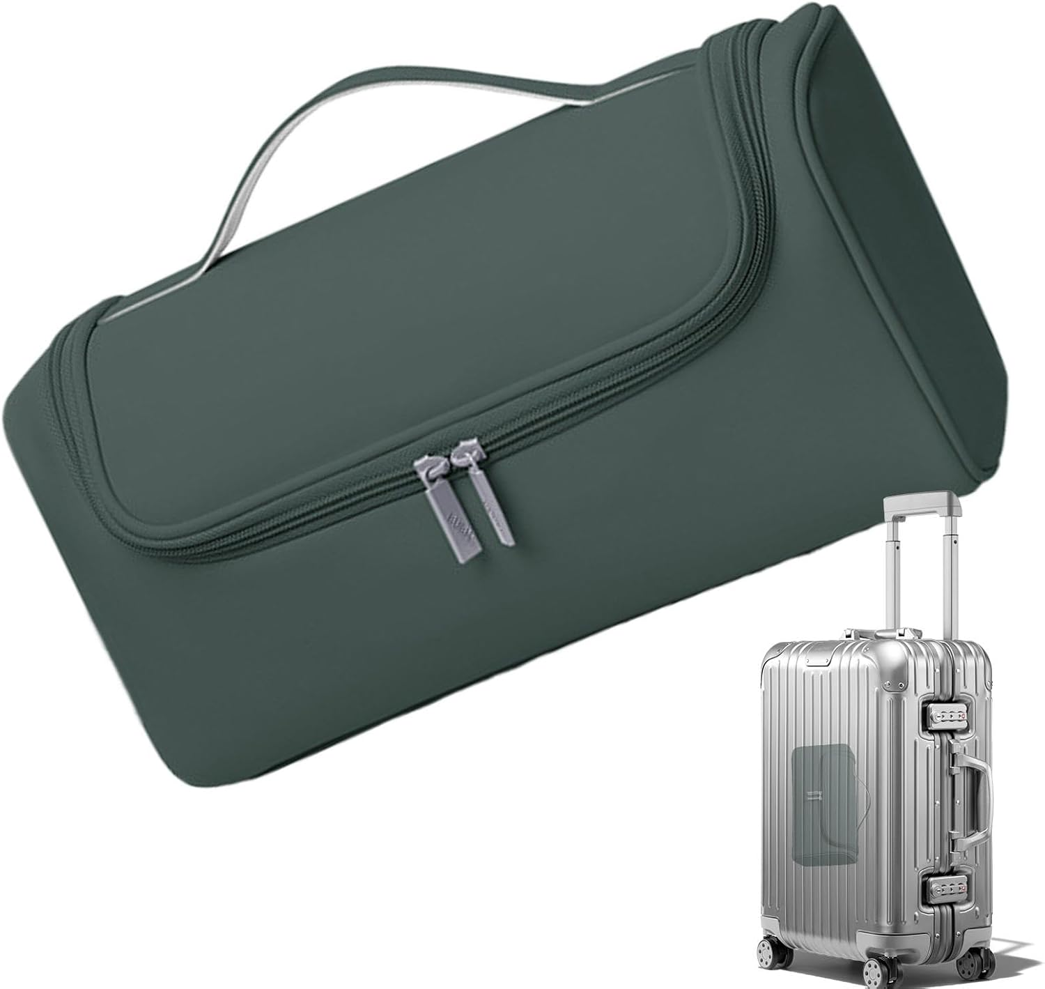 Adorable Hair Dryer Bag, Hair Tool Travel Bag, Dustproof Hair Tool Pouch, Waterproof Travel Organizer, Travel Hair Dryer Organizer, Dustproof Lightweight Storage Bag for Hair Dryer and Accessories image number 6