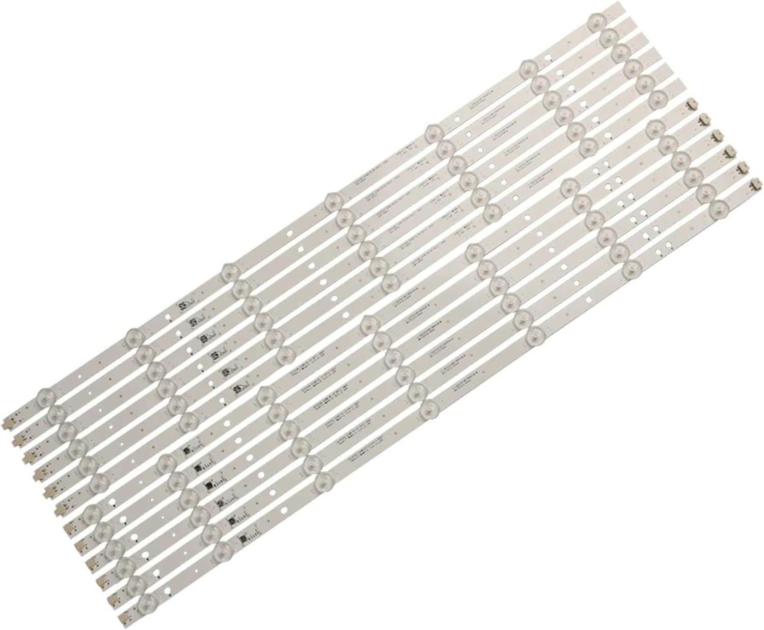 LOTOAK 12PCS LED Backlight Strip Compatible with Samsung UN60J6200AF 2013SVS60 3228N1 D3GE-600SMA-R2 BN96-29074A 29075A D3GE-600SMB-R1 Kit (Color : 12Pcs(1Tv))