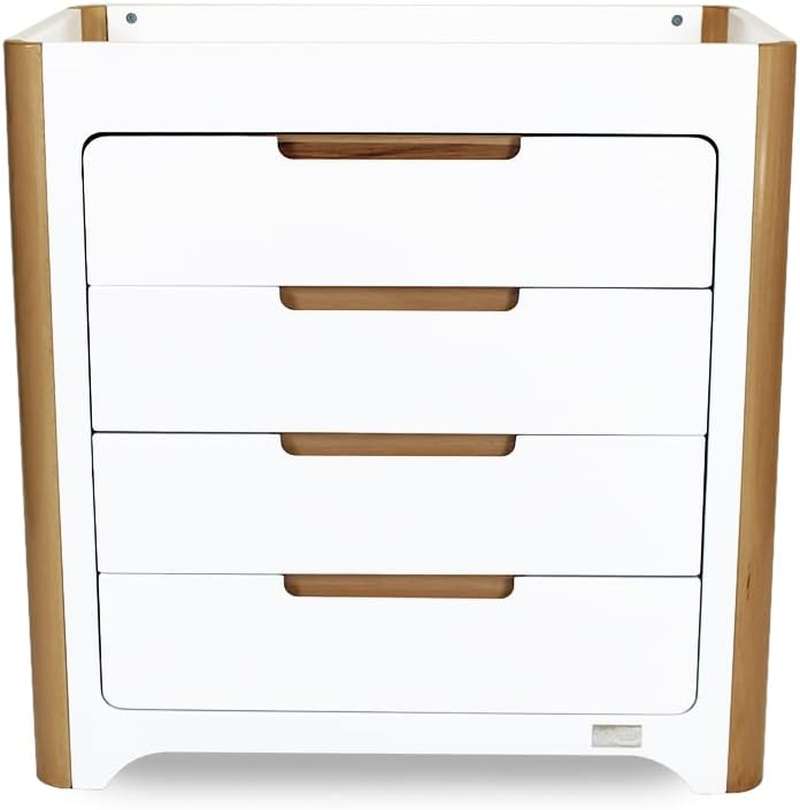 Babyhood Scandi Chest, White/Beech image number 2